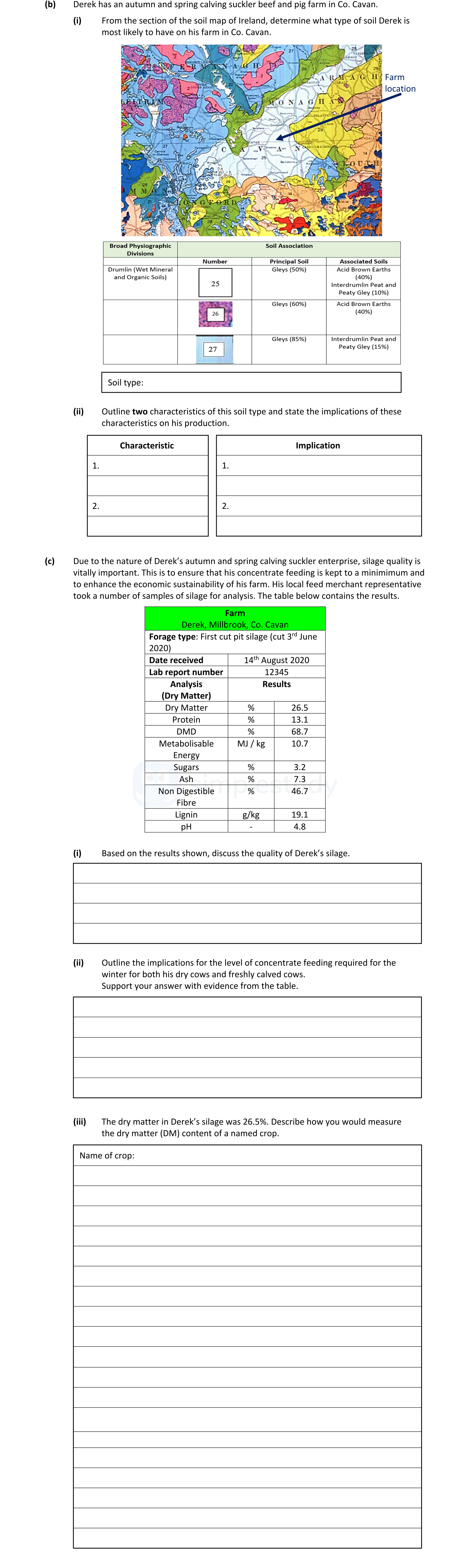 Derek-has-an-autumn-and-spring-calving-suckler-beef-and-pig-farm-in-Co-Leaving Cert Agricultural Science-Question b-2021.png