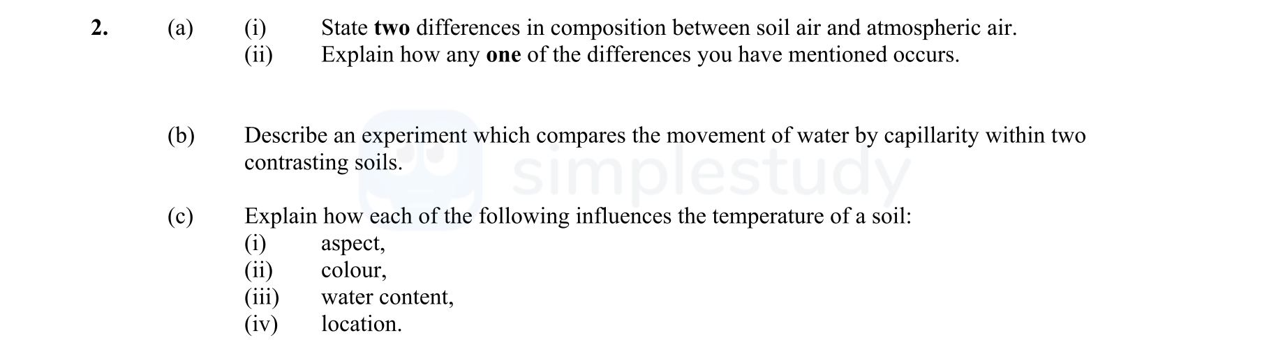 2.-(a)---(i)-State-two-differences-in-composition-between-soil-air-and-atmospheric-air-Leaving Cert Agricultural Science-Question 2-2007.png