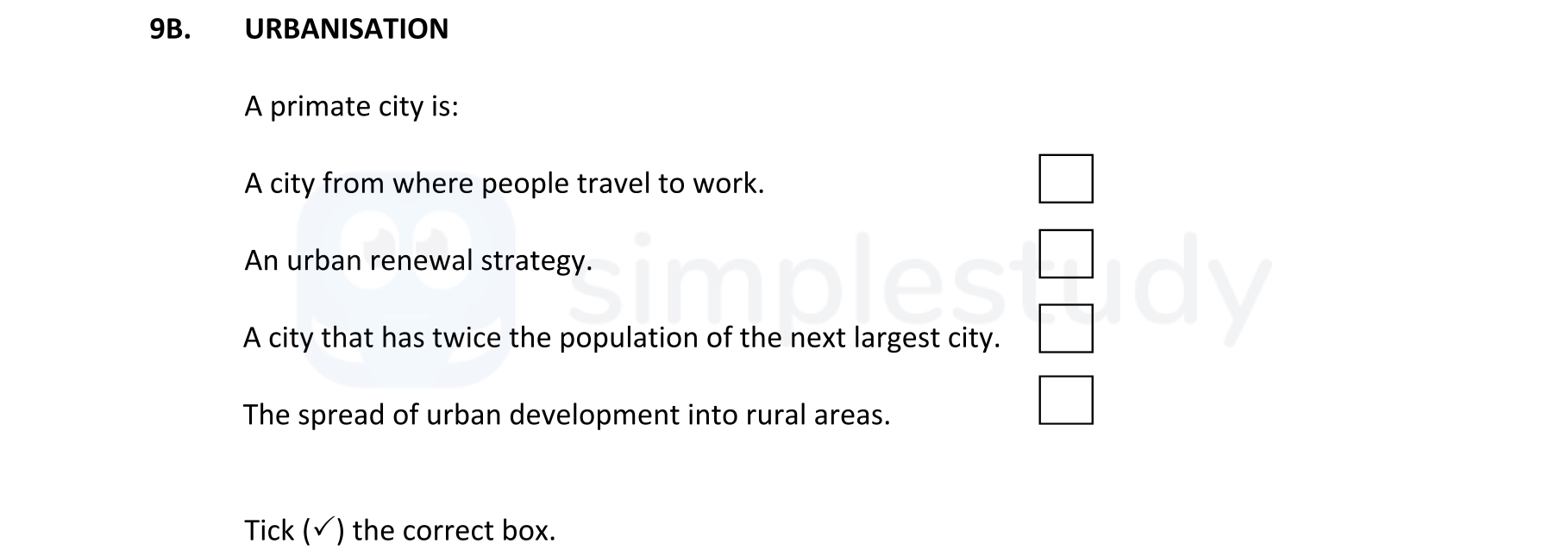A-primate-city-is:--A-city-from-where-people-travel-to-work-Junior Cycle Geography-Question 9B-2018.png