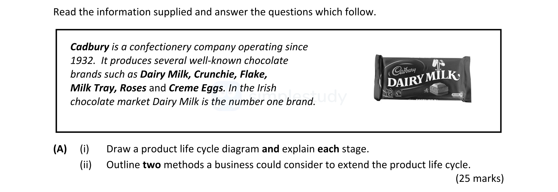 Cadbury-is-a-confectionery-company-operating-since-1932-Leaving Cert Business-Question 7-2018.png