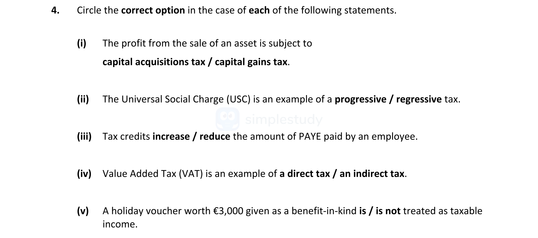 Circle-the-correct-option-in-the-case-of-each-of-the-following-statements-Leaving Cert Business-Question 4-2020.png