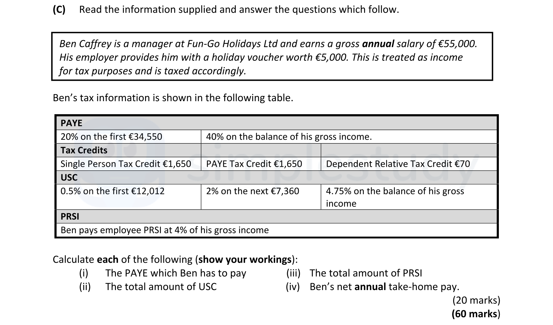 Read-the-information-supplied-and-answer-the-questions-which-follow-Leaving Cert Business-Question C-2018.png