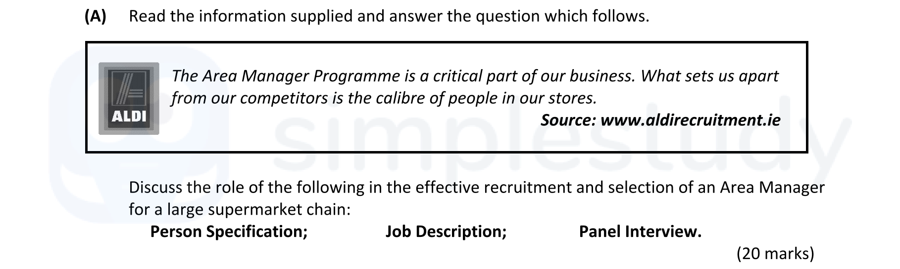 Read-the-information-supplied-and-answer-the-question-which-follows-Leaving Cert Business-Question 6(A)-2018.png