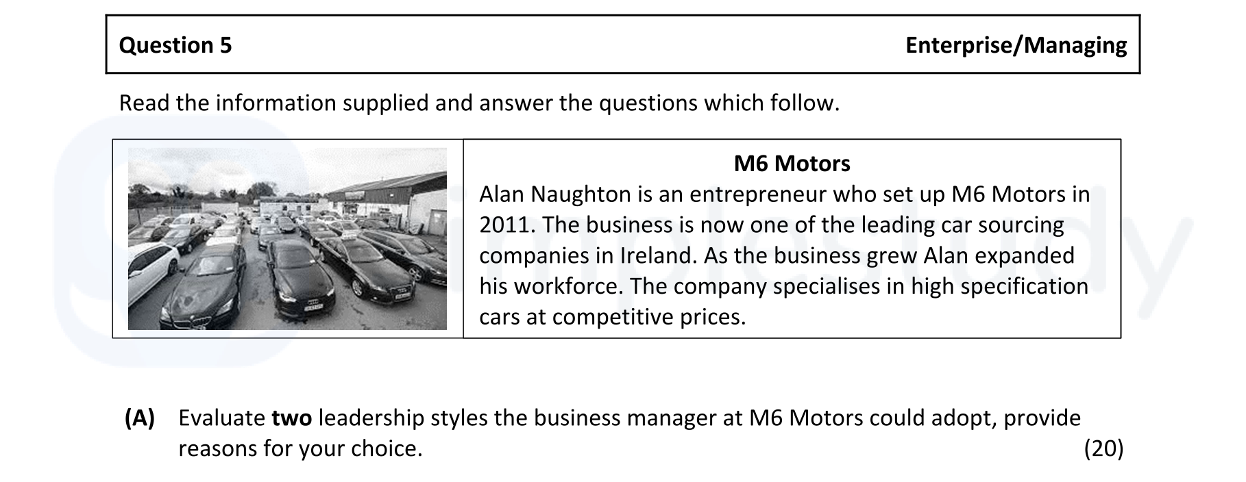 Read-the-information-supplied-and-answer-the-questions-which-follow-Leaving Cert Business-Question 5-2022.png