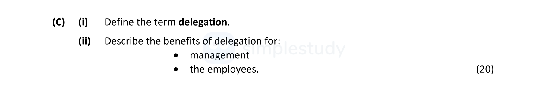 Define-the-term-delegation-Leaving Cert Business-Question C-2021.png