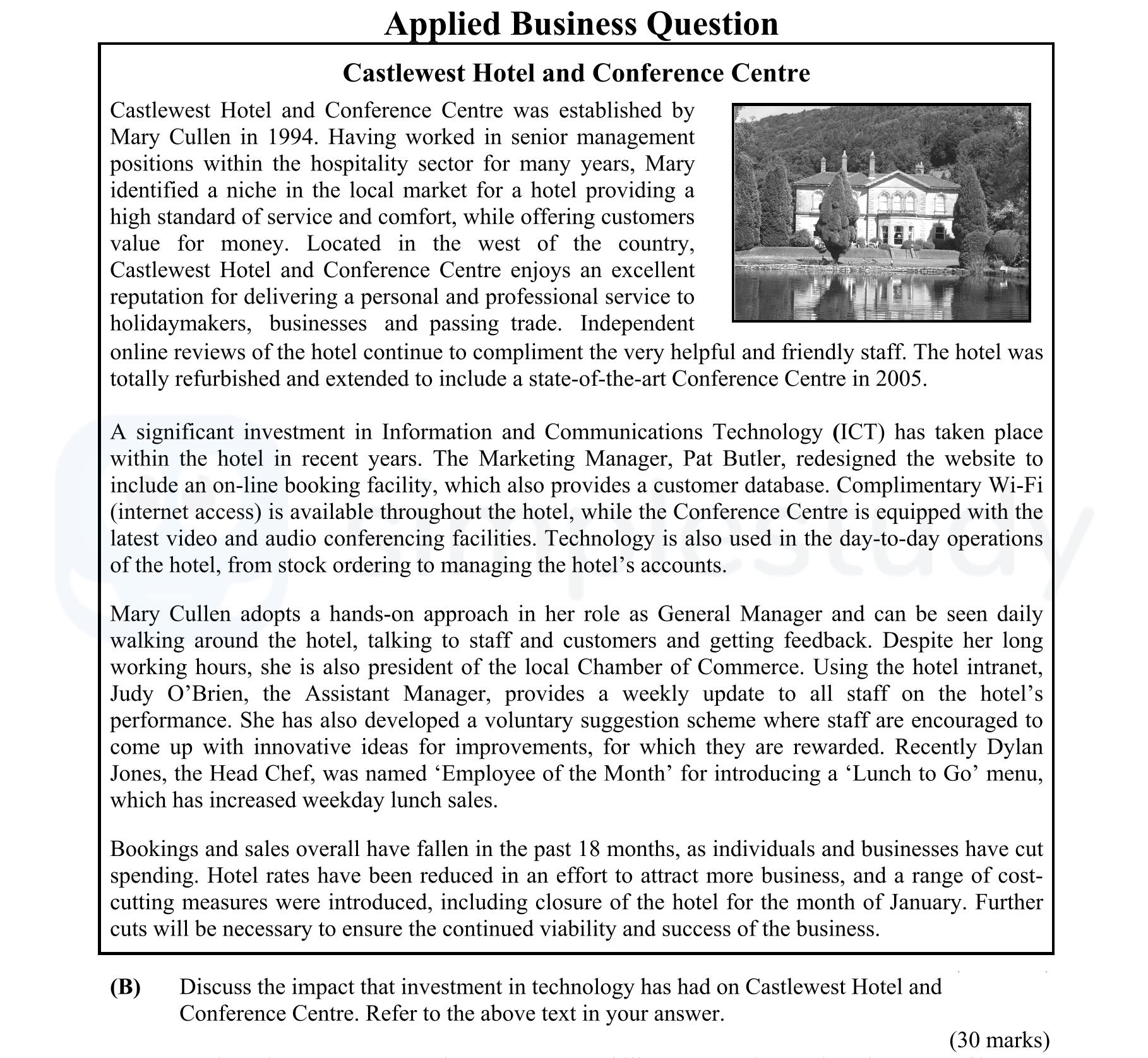 Discuss-the-impact-that-investment-in-technology-has-had-on-Castlwest-Hotel-and-Conference-Centre-Leaving Cert Business-Question B-2010.png