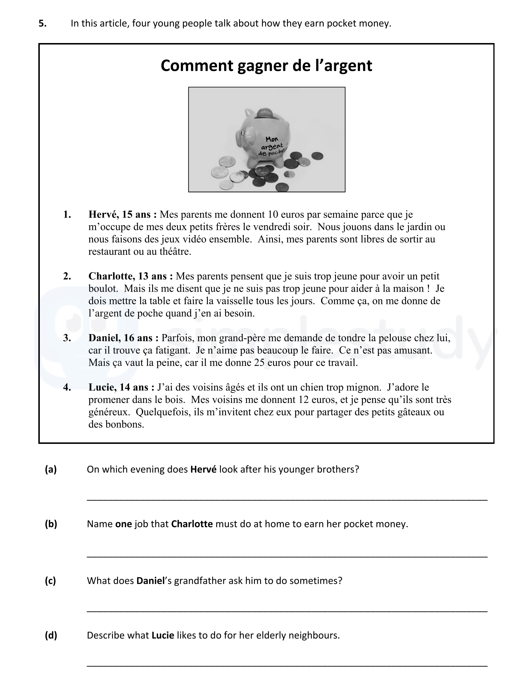 In-this-article,-four-young-people-talk-about-how-they-earn-pocket-money-Junior Cycle French-Question 5-2017.png