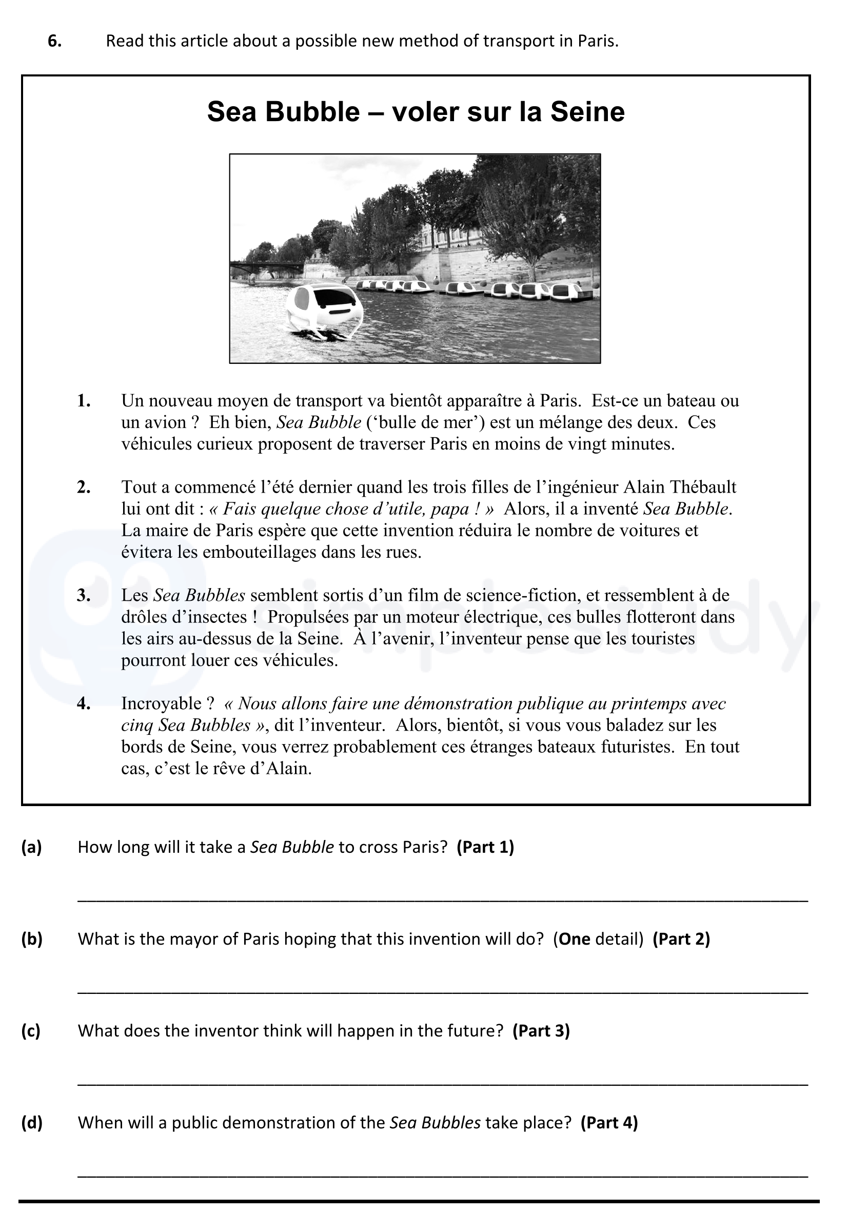 Read-this-article-about-a-possible-new-method-of-transport-in-Paris-Junior Cycle French-Question 6-2017.png