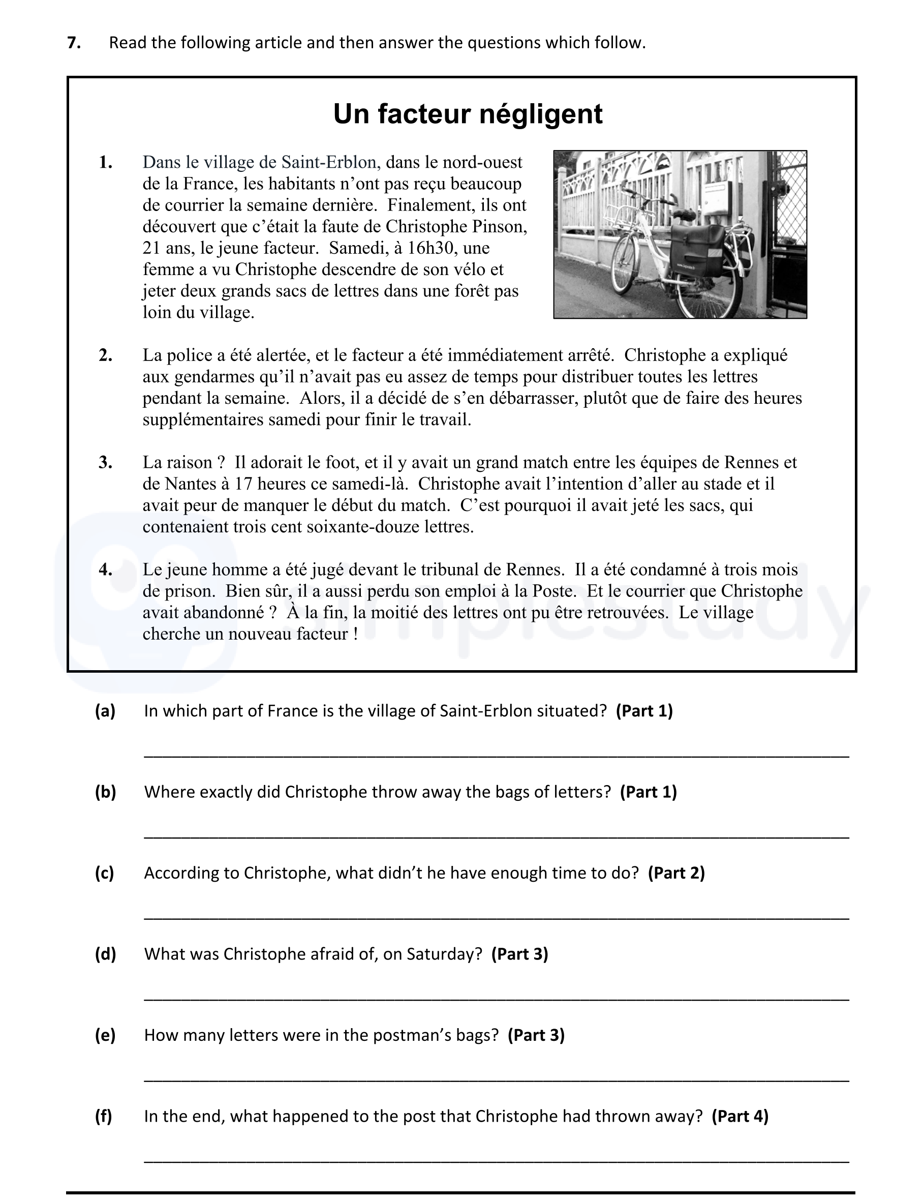 1.-Dans-le-village-de-Saint-Erblon,-dans-le-nord-ouest-de-la-France,-les-habitants-n'ont-pas-reu-beaucoup-de-courrier-la-semaine-dernière-Junior Cycle French-Question 7-2017.png