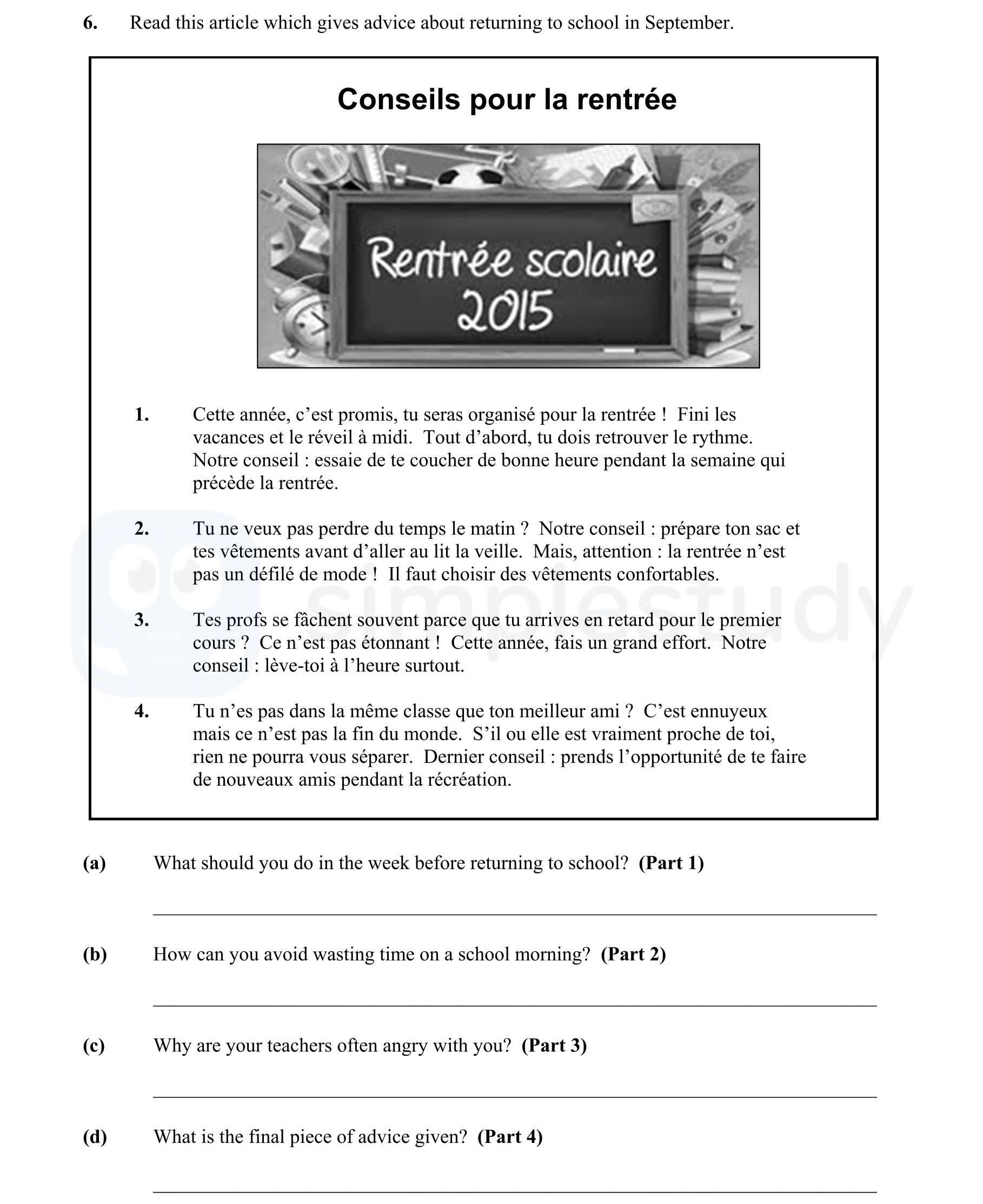 Read-this-article-which-gives-advice-about-returning-to-school-in-September-Junior Cycle French-Question 6-2016.png