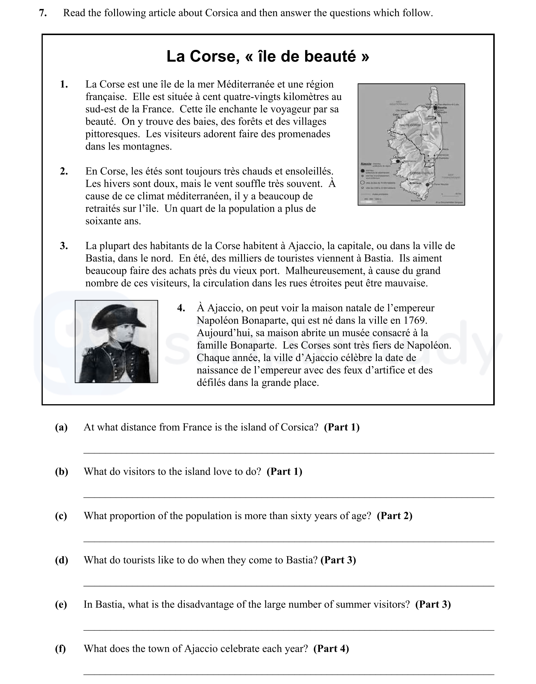 La-Corse,-«-île-de-beauté-»--La-Corse-est-une-île-de-la-mer-Méditerranée-et-une-région-française-Junior Cycle French-Question 7-2015.png
