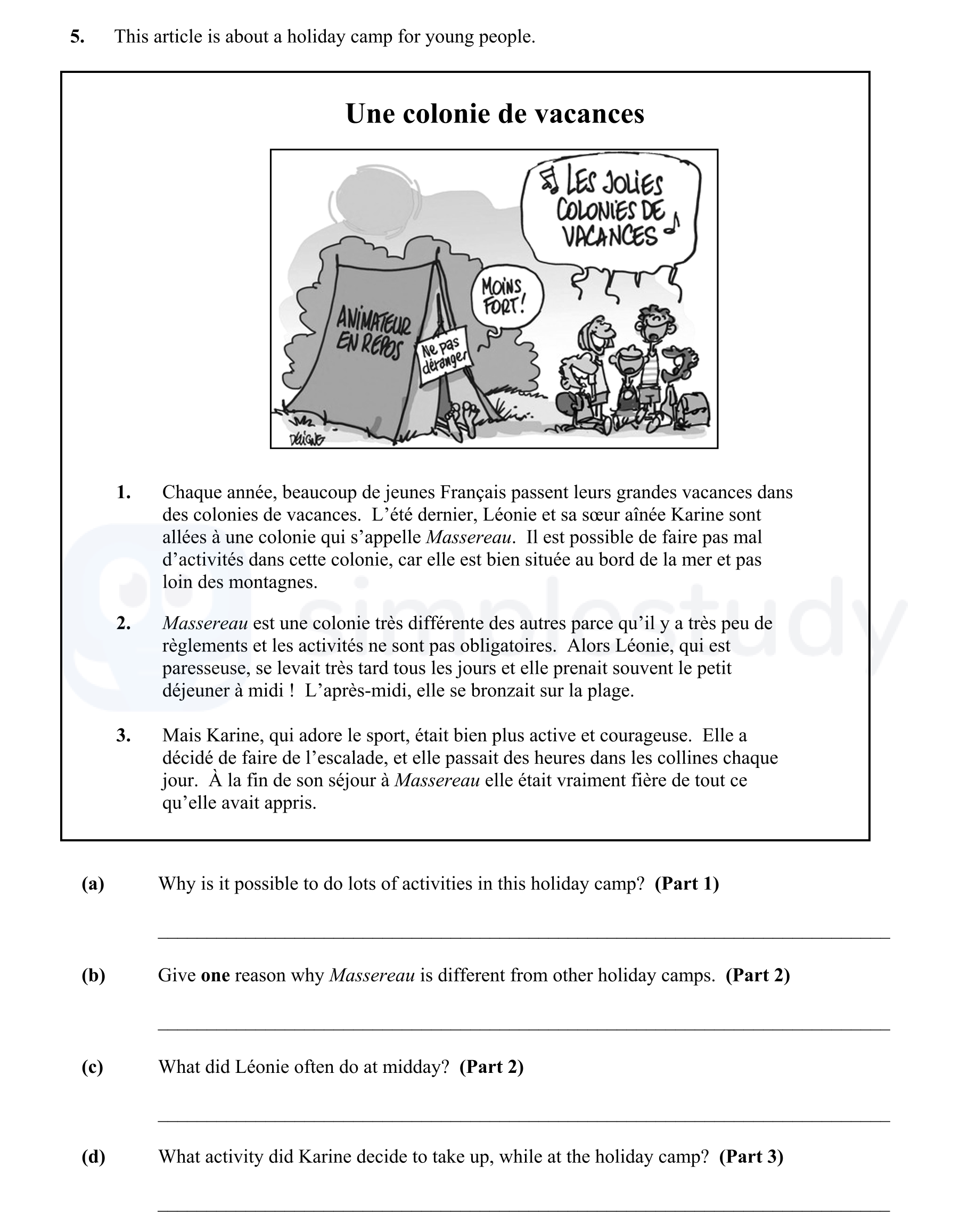 1.-Chaque-année,-beaucoup-de-jeunes-Français-passent-leurs-grandes-vacances-dans-des-colonies-de-vacances-Junior Cycle French-Question 5-2013.png