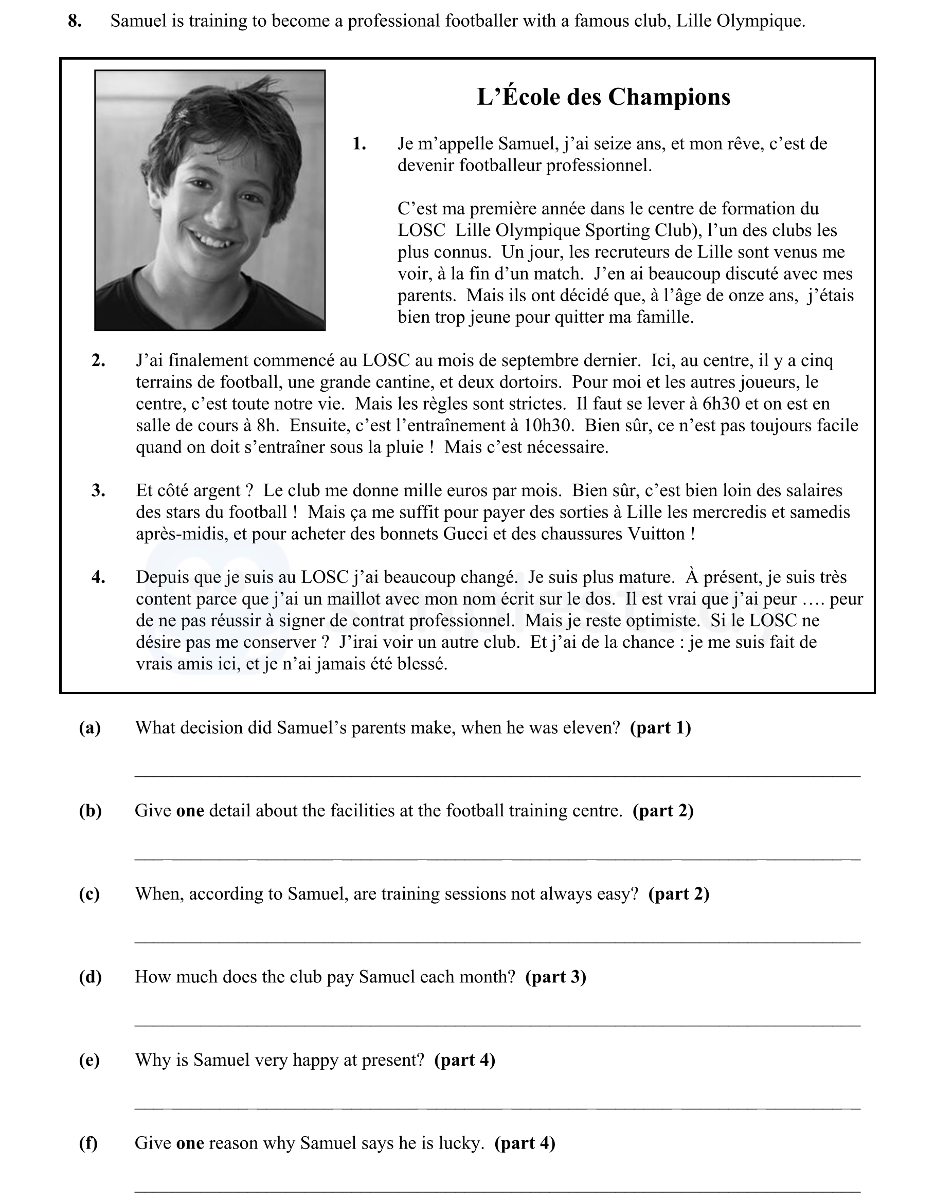 Samuel-is-training-to-become-a-professional-footballer-with-a-famous-club,-Lille-Olympique-Junior Cycle French-Question 8-2011.png