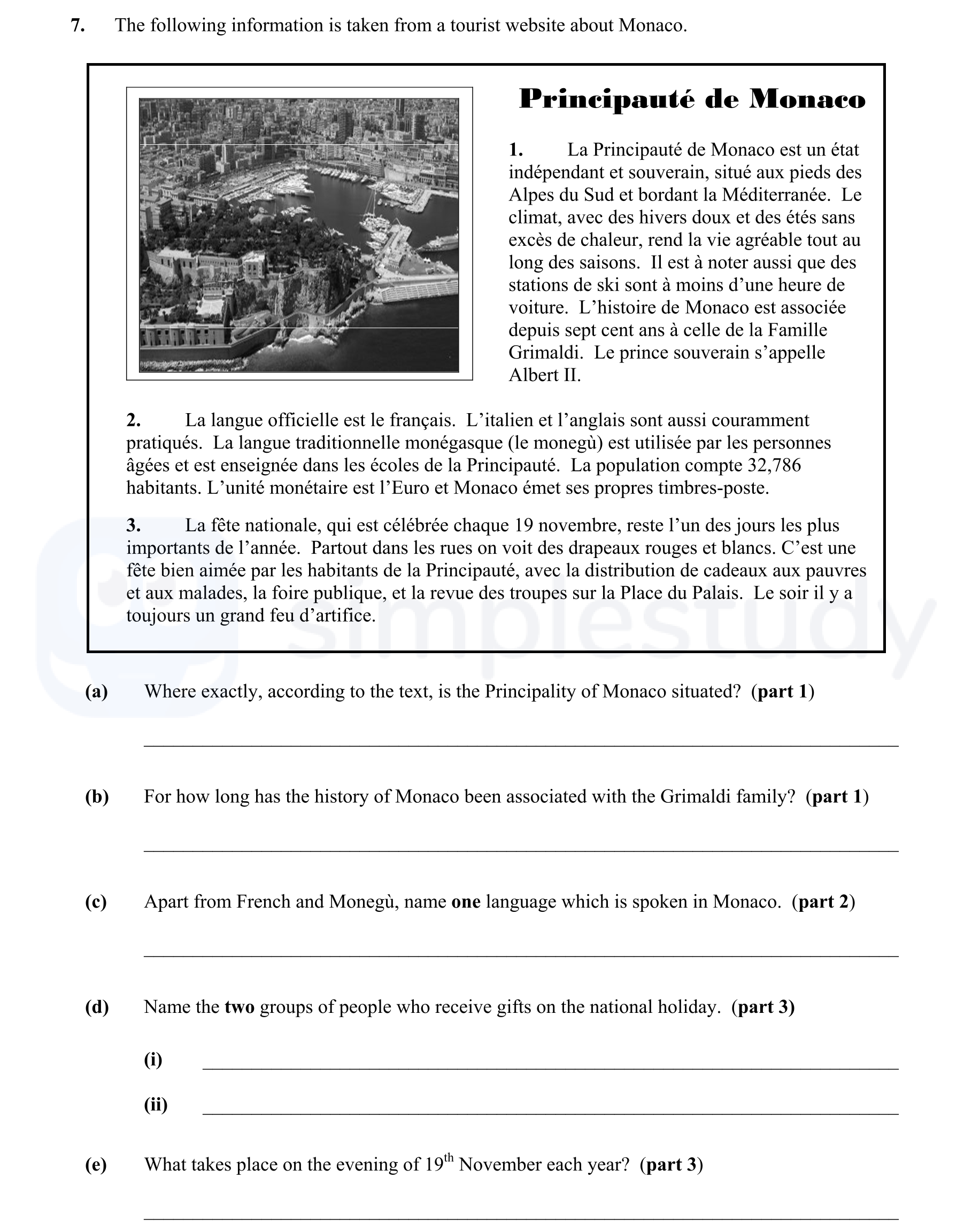 The-following-information-is-taken-from-a-tourist-website-about-Monaco-Junior Cycle French-Question 7-2009.png