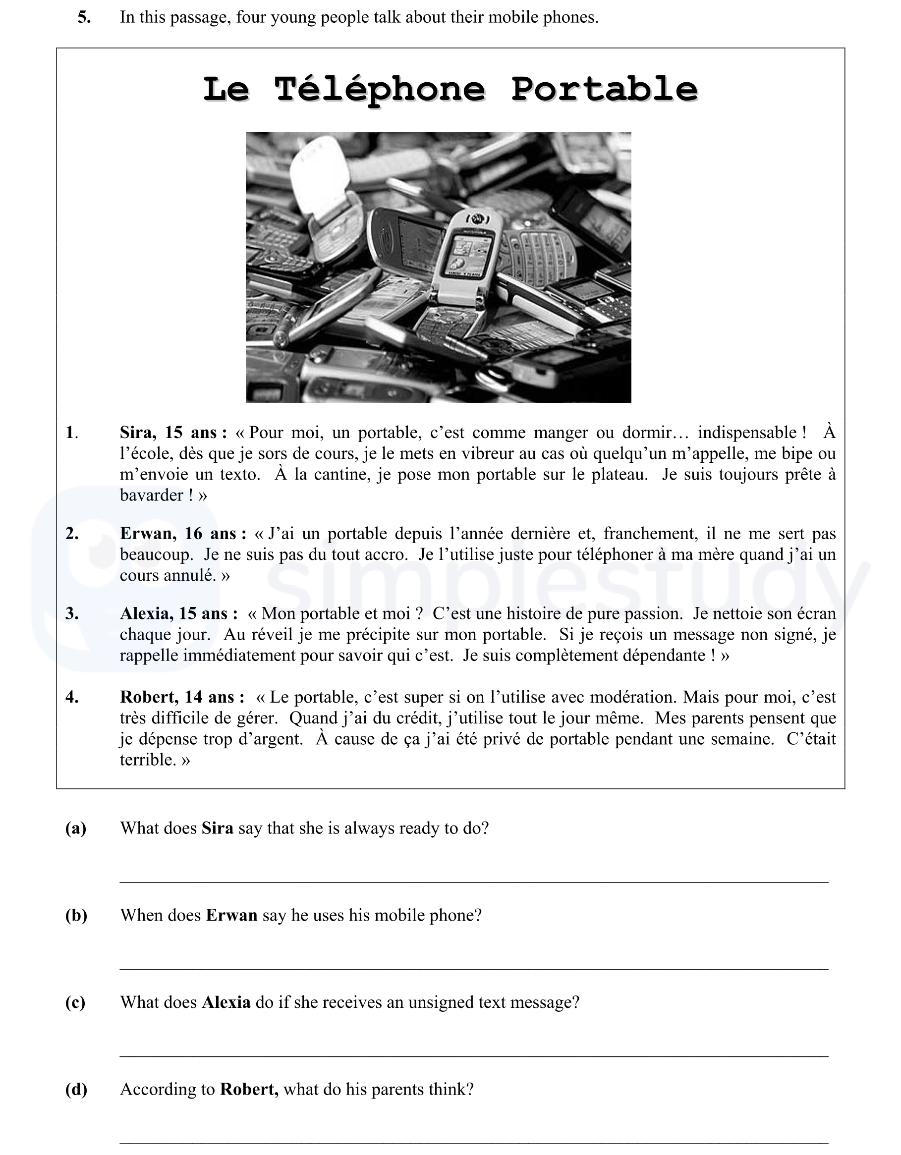 In-this-passage,-four-young-people-talk-about-their-mobile-phones-Junior Cycle French-Question 5-2008.png