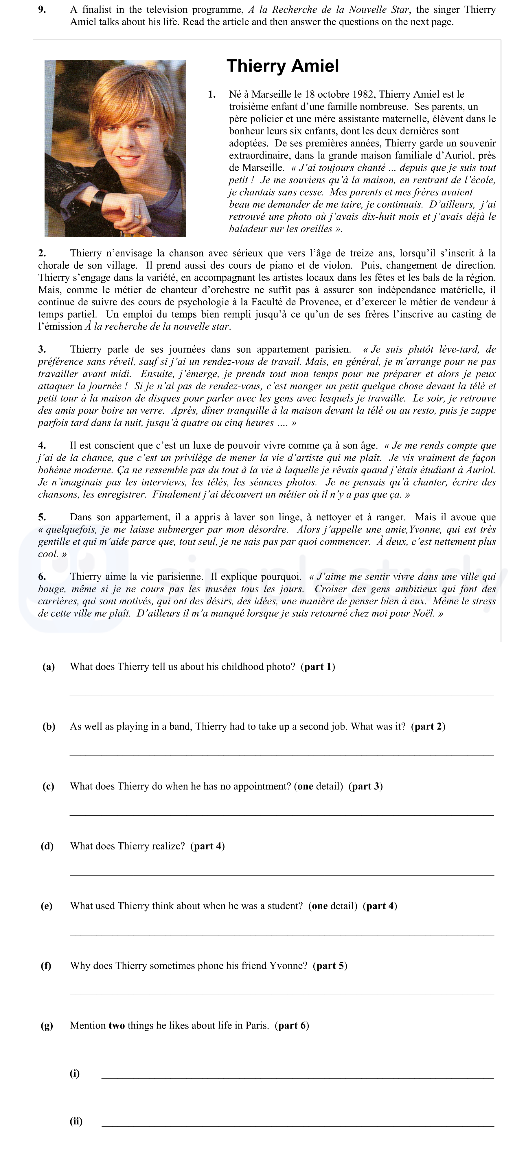 What-does-Thierry-tell-us-about-his-childhood-photo?-----He-found-it-Junior Cycle French-Question 9-2006.png