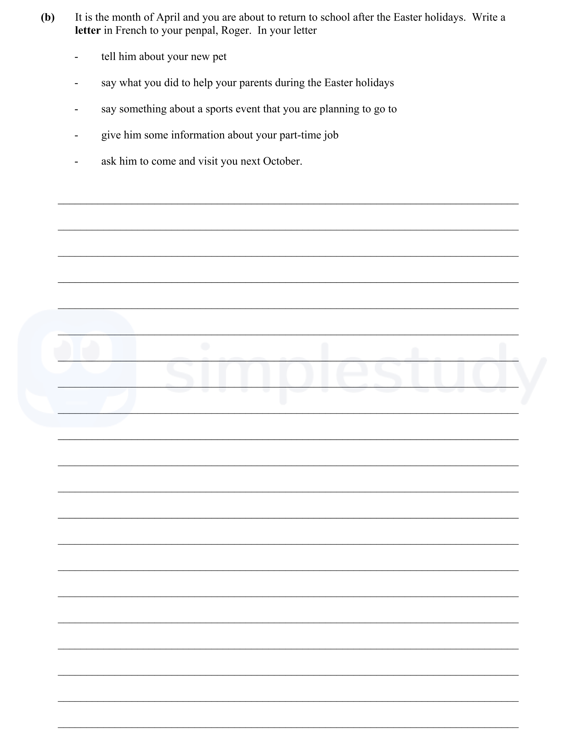It-is-the-month-of-April-and-you-are-about-to-return-to-school-after-the-Easter-holidays-Junior Cycle French-Question (b)-2014.png