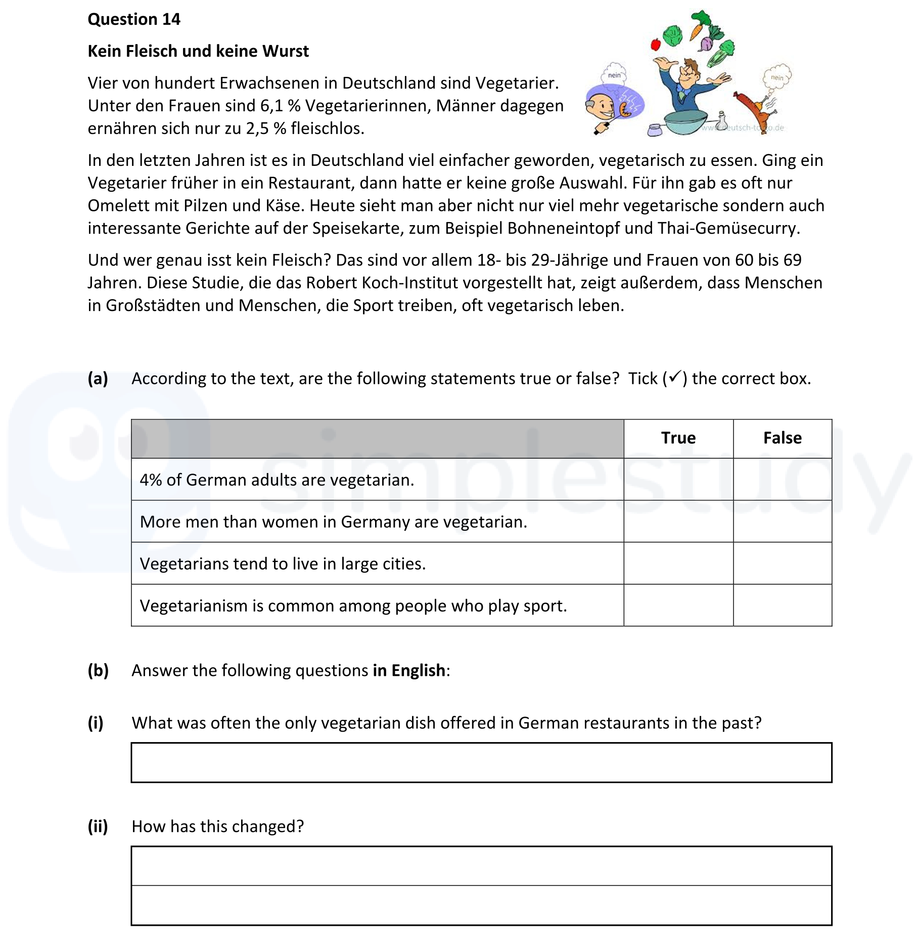 According-to-the-text,-are-the-following-statements-true-or-false?-Tick-(✓)-the-correct-box-Junior Cycle German-Question 14-2020.png