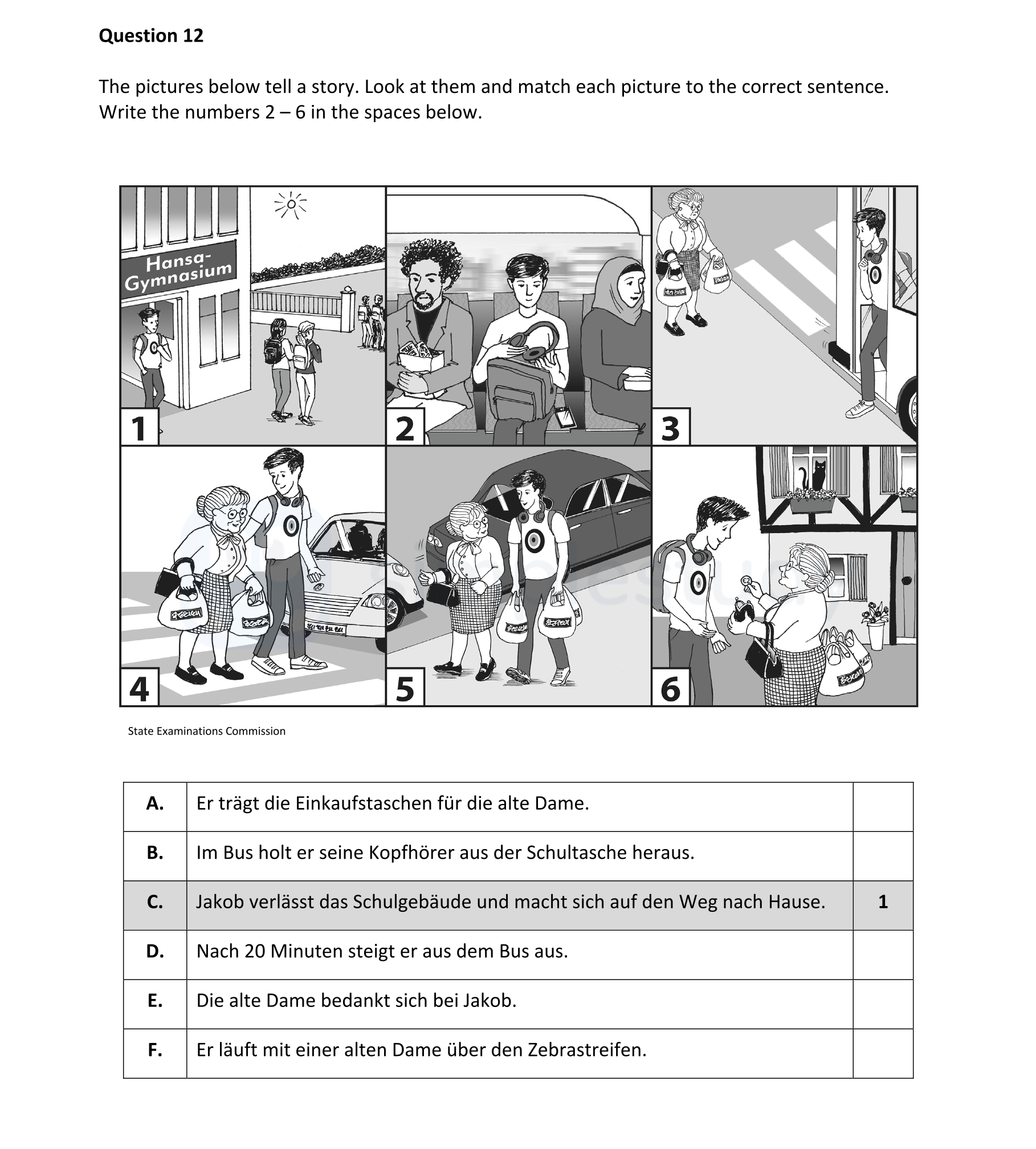 The-pictures-below-tell-a-story-Junior Cycle German-Question 12-2022.png