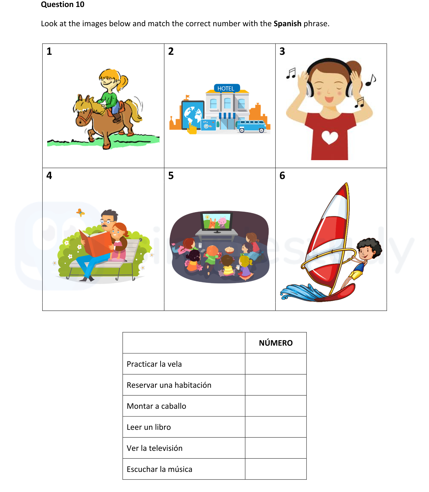 Look-at-the-images-below-and-match-the-correct-number-with-the-Spanish-phrase-Junior Cycle Spanish-Question 10-2020.png