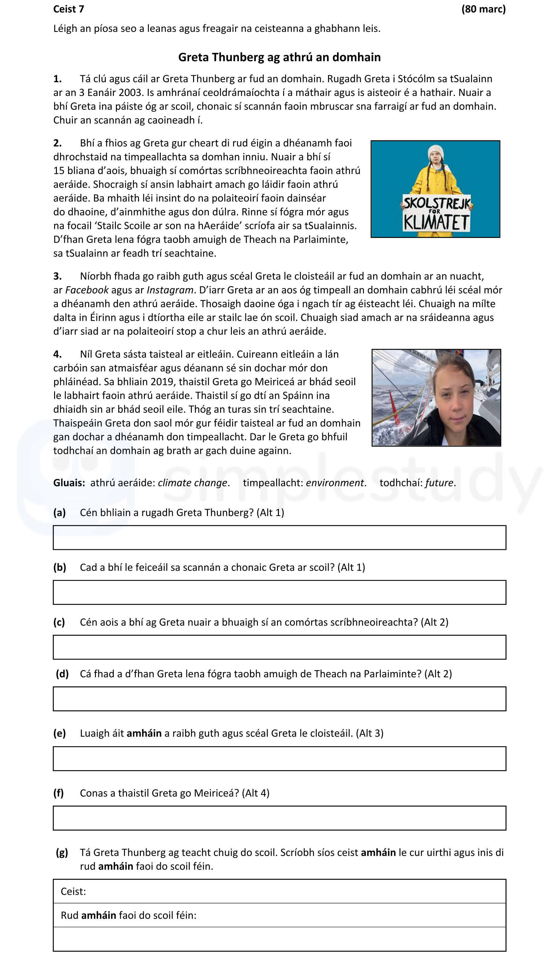 Greta-Thunberg-ag-athrú-an-domhain--1-Junior Cycle Irish-Question 7-2022.png