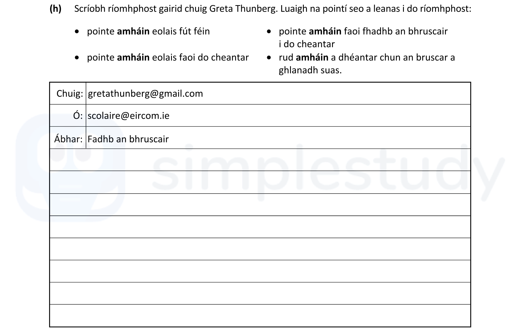 Scríobh-ríomhphost-gaird-chuig-Greta-Thunberg-Junior Cycle Irish-Question h-2022.png