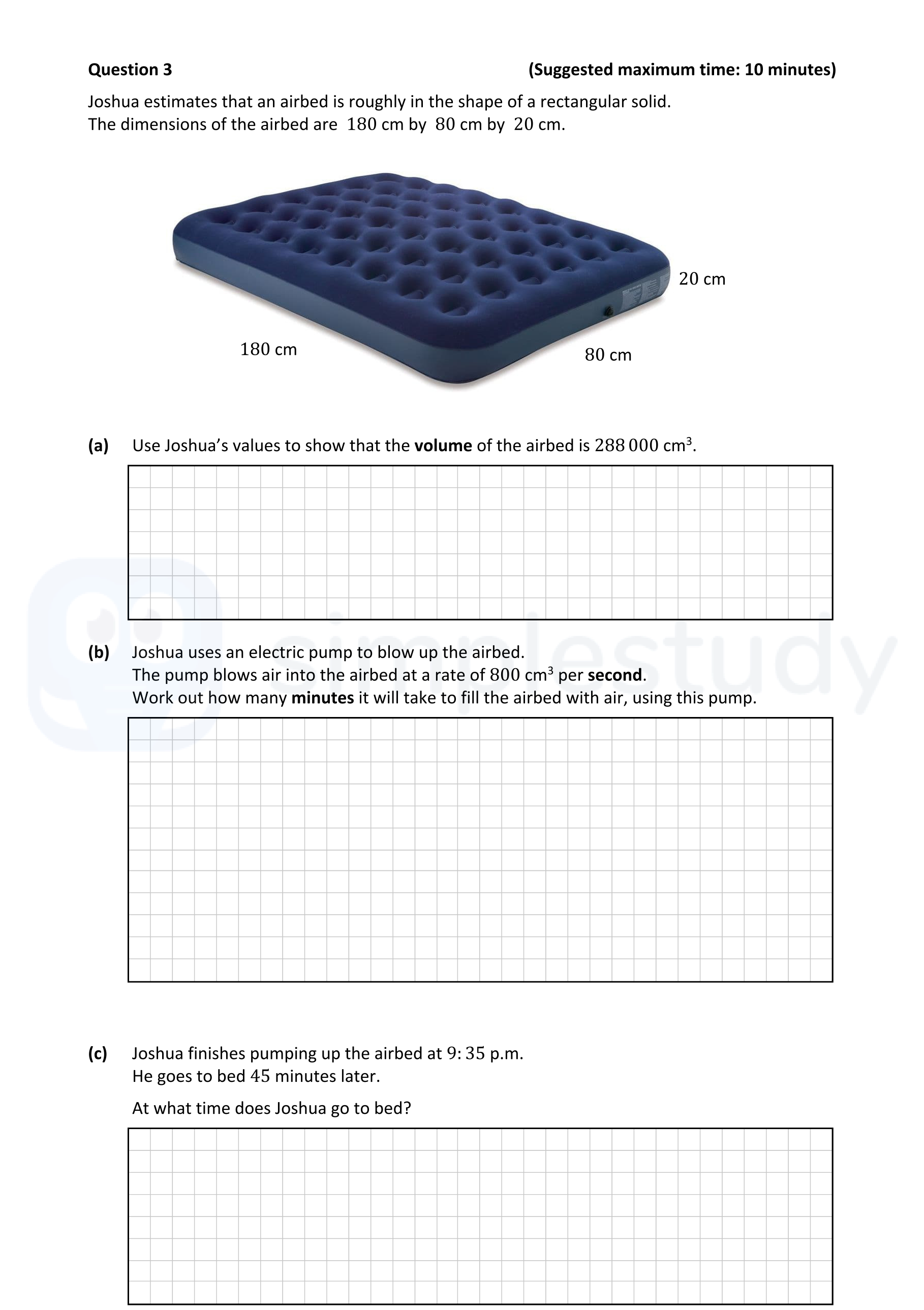 Joshua-estimates-that-an-airbed-is-roughly-in-the-shape-of-a-rectangular-solid-Junior Cycle Mathematics-Question 3-2022.png