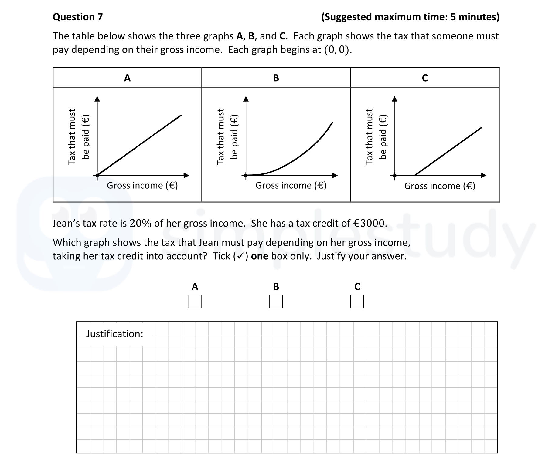 The-table-below-shows-the-three-graphs-A,-B,-and-C-Junior Cycle Mathematics-Question 7-2021.png