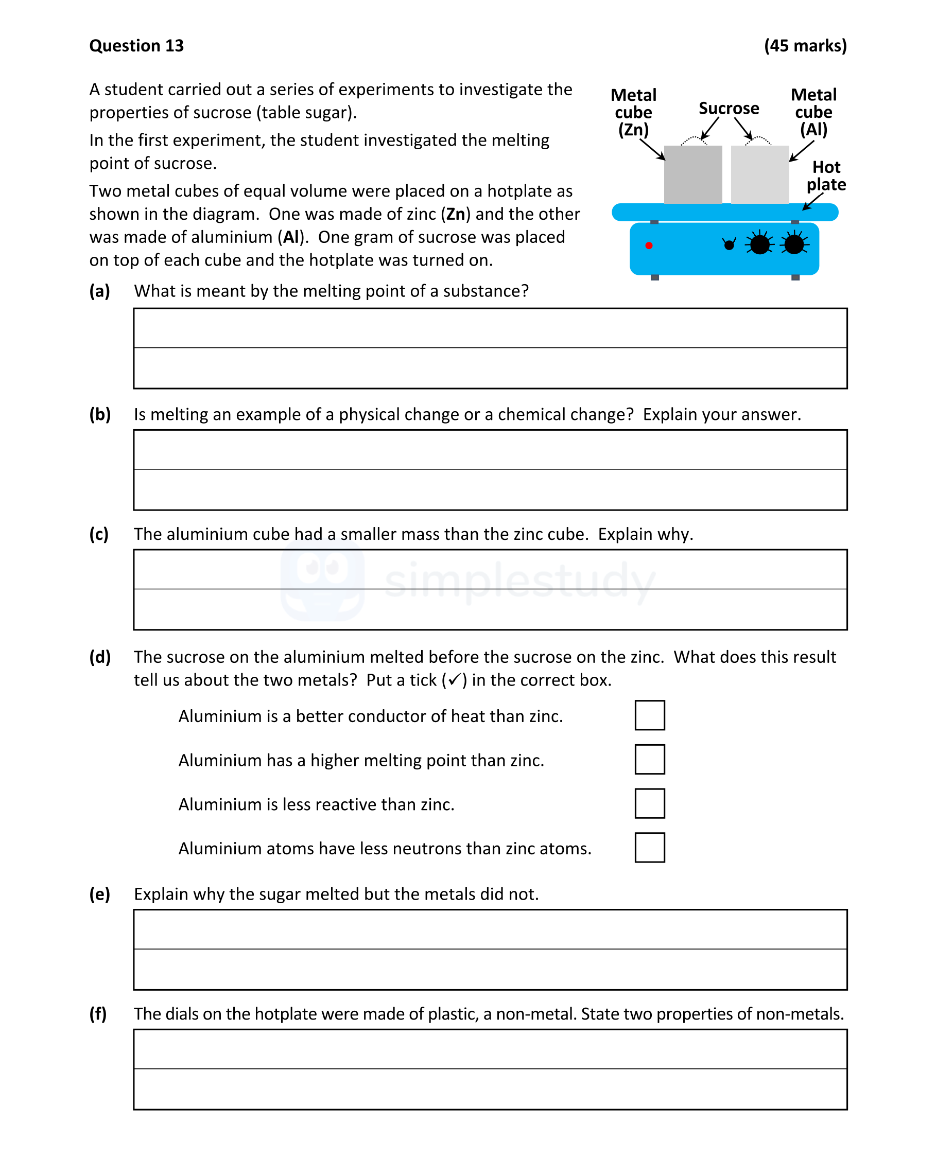 A-student-carried-out-a-series-of-experiments-to-investigate-the-properties-of-sucrose-(table-sugar)-Junior Cycle Science-Question 13-2022.png
