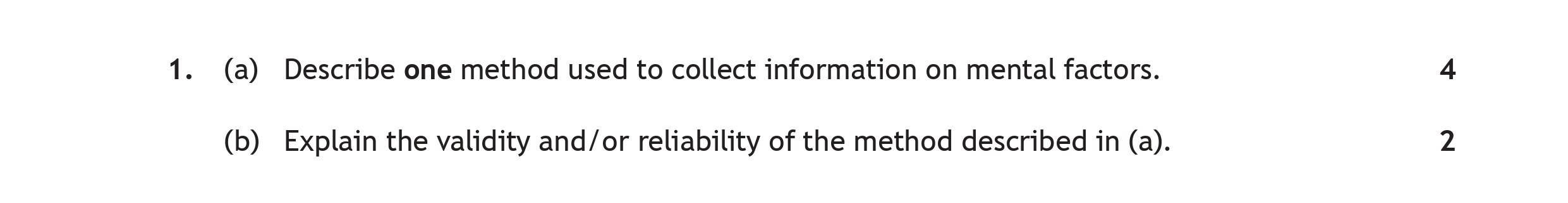 (a)-Describe-one-method-used-to-collect-information-on-mental-factors-Scottish Highers Physical Education-Question 1-2023.png