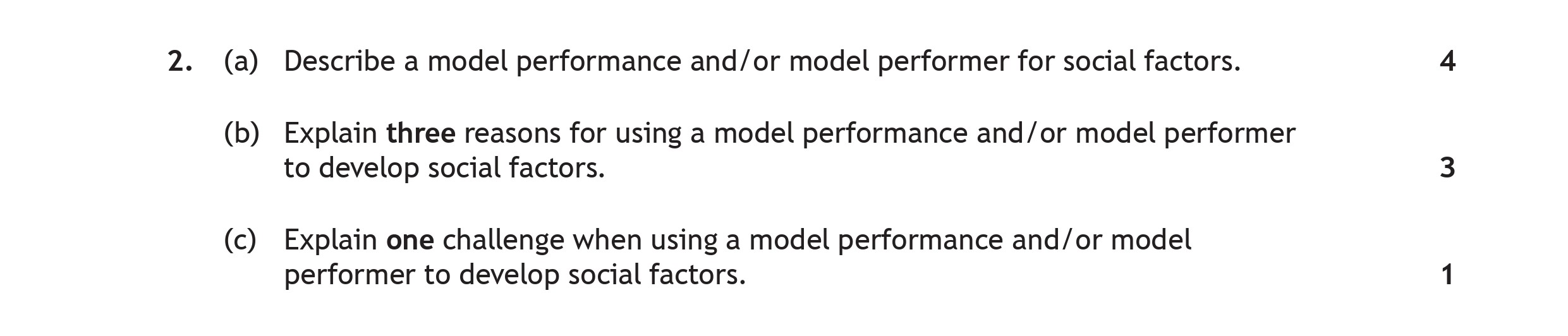 (a)-Describe-a-model-performance-and/or-model-performer-for-social-factors-Scottish Highers Physical Education-Question 2-2023.png