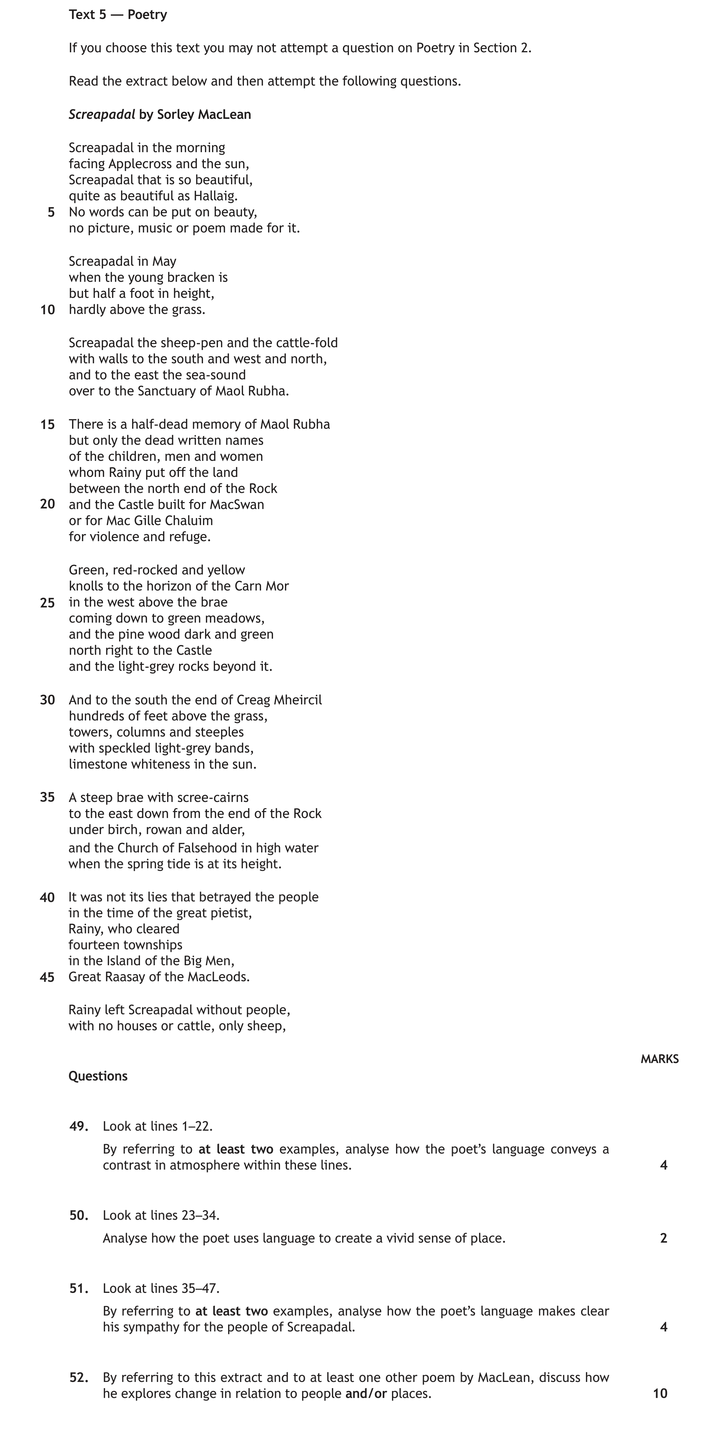 Look-at-lines-1–22-Scottish Highers English-Question 49-2018.png