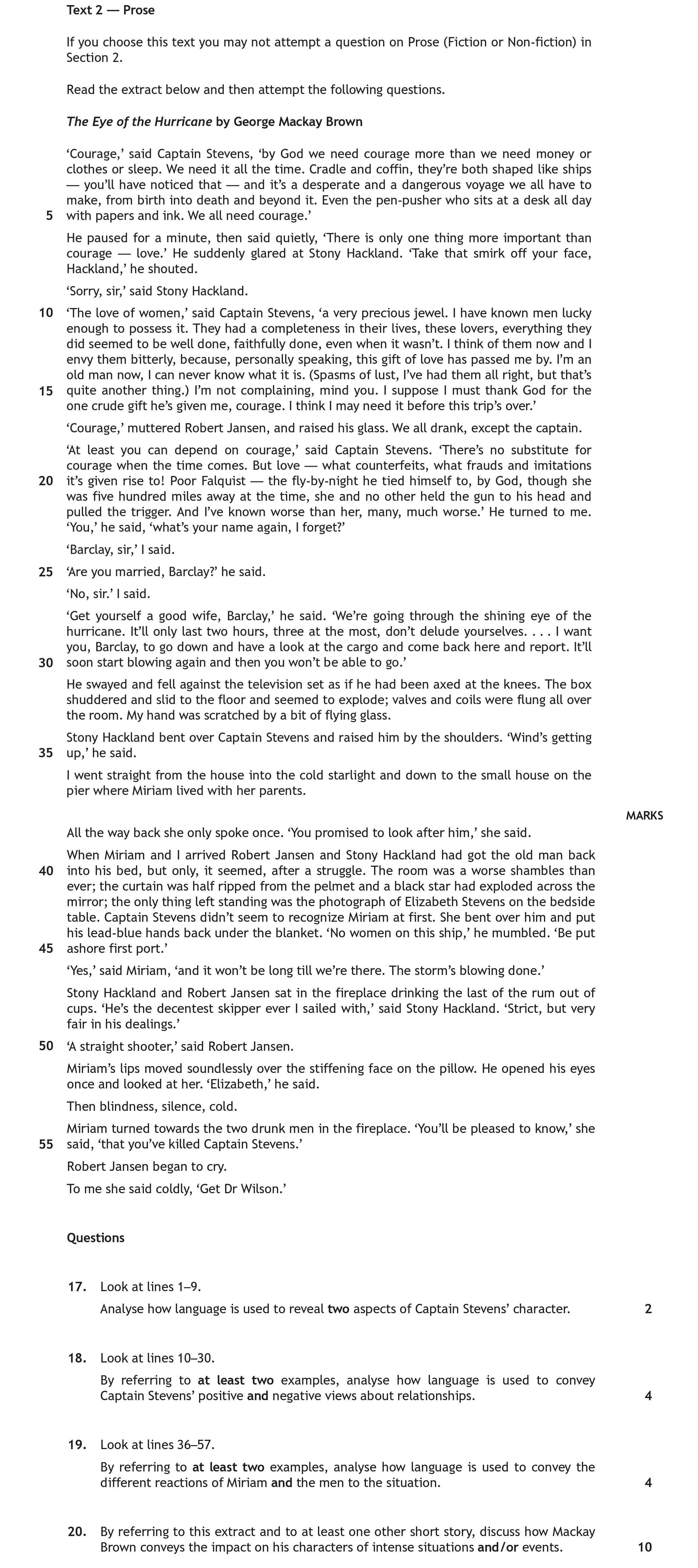 Look-at-lines-1–9-Scottish Highers English-Question 17-20.png