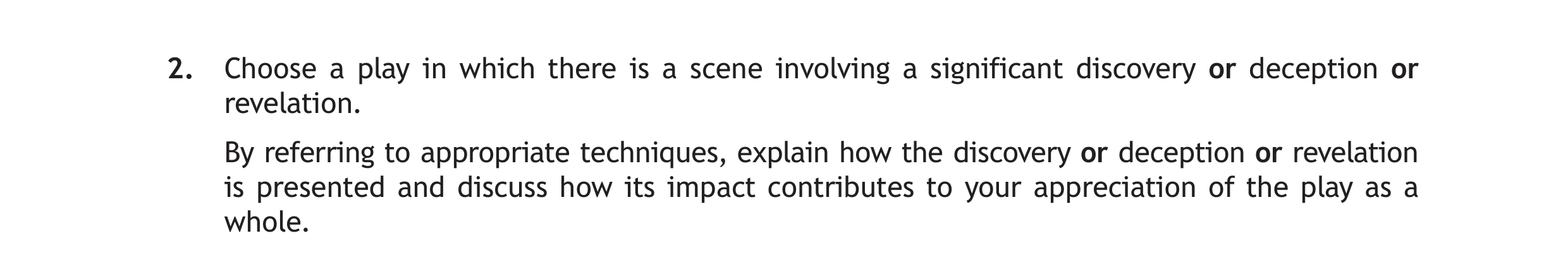 Choose-a-play-in-which-there-is-a-scene-involving-a-significant-discovery-or-deception-or-revelation-Scottish Highers English-Question 2-2019.png