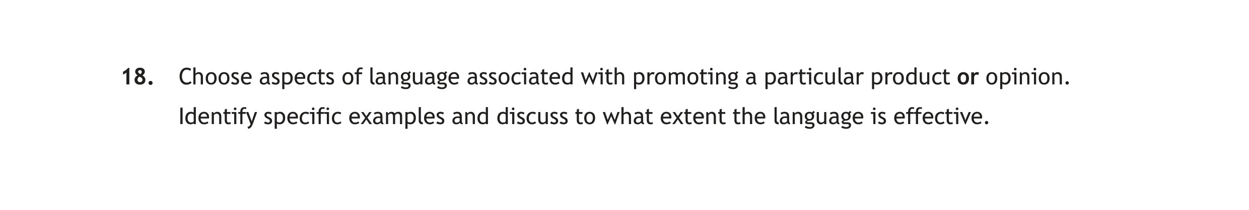 Choose-aspects-of-language-associated-with-promoting-a-particular-product-or-opinion-Scottish Highers English-Question 18-2019.png