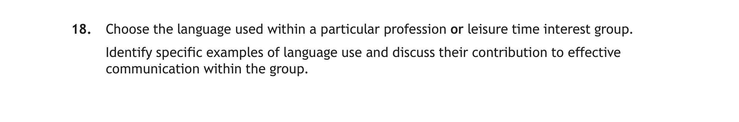 Choose-the-language-used-within-a-particular-profession-or-leisure-time-interest-group-Scottish Highers English-Question 18-2022.png