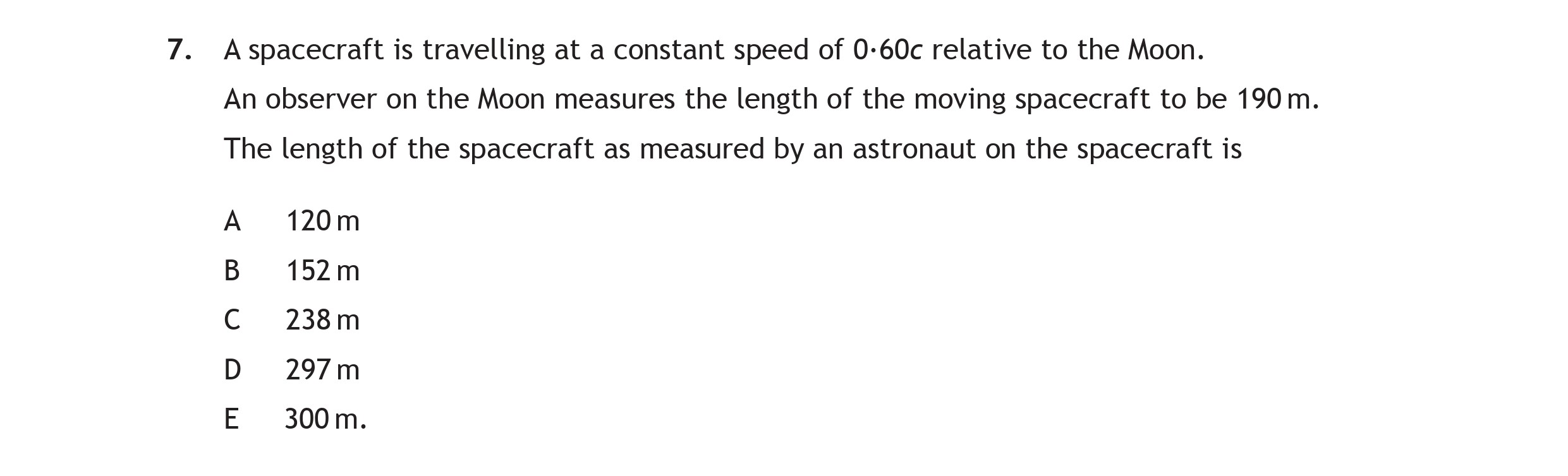 A-spacecraft-is-travelling-at-a-constant-speed-of-0.60c-relative-to-the-Moon-Scottish Highers Physics-Question 7-2015.png