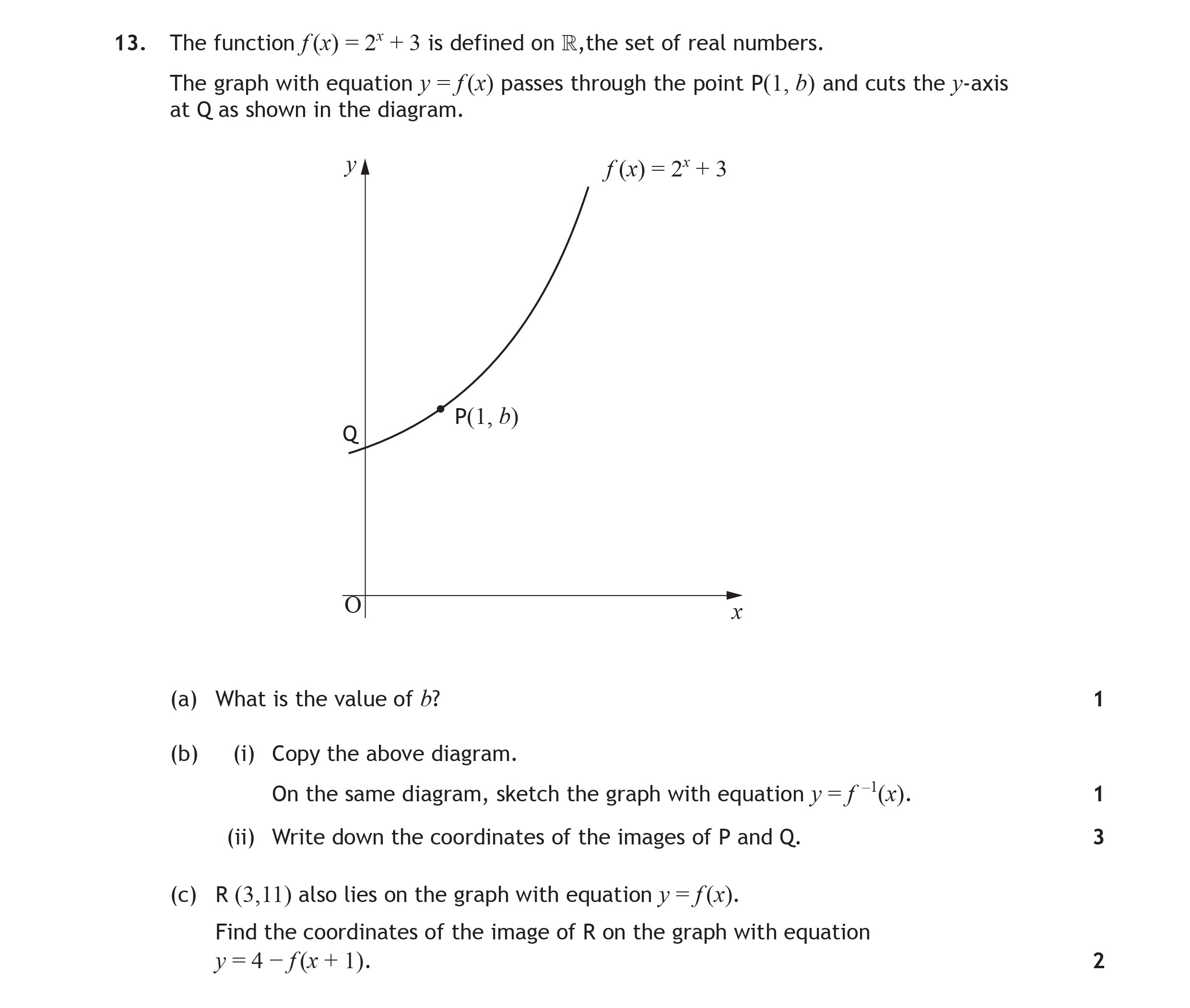 The-function-$f(x)-=-2^x-+-3$-is-defined-on-$-ext{R}$,-the-set-of-real-numbers-Scottish Highers Maths-Question 13-2015.png