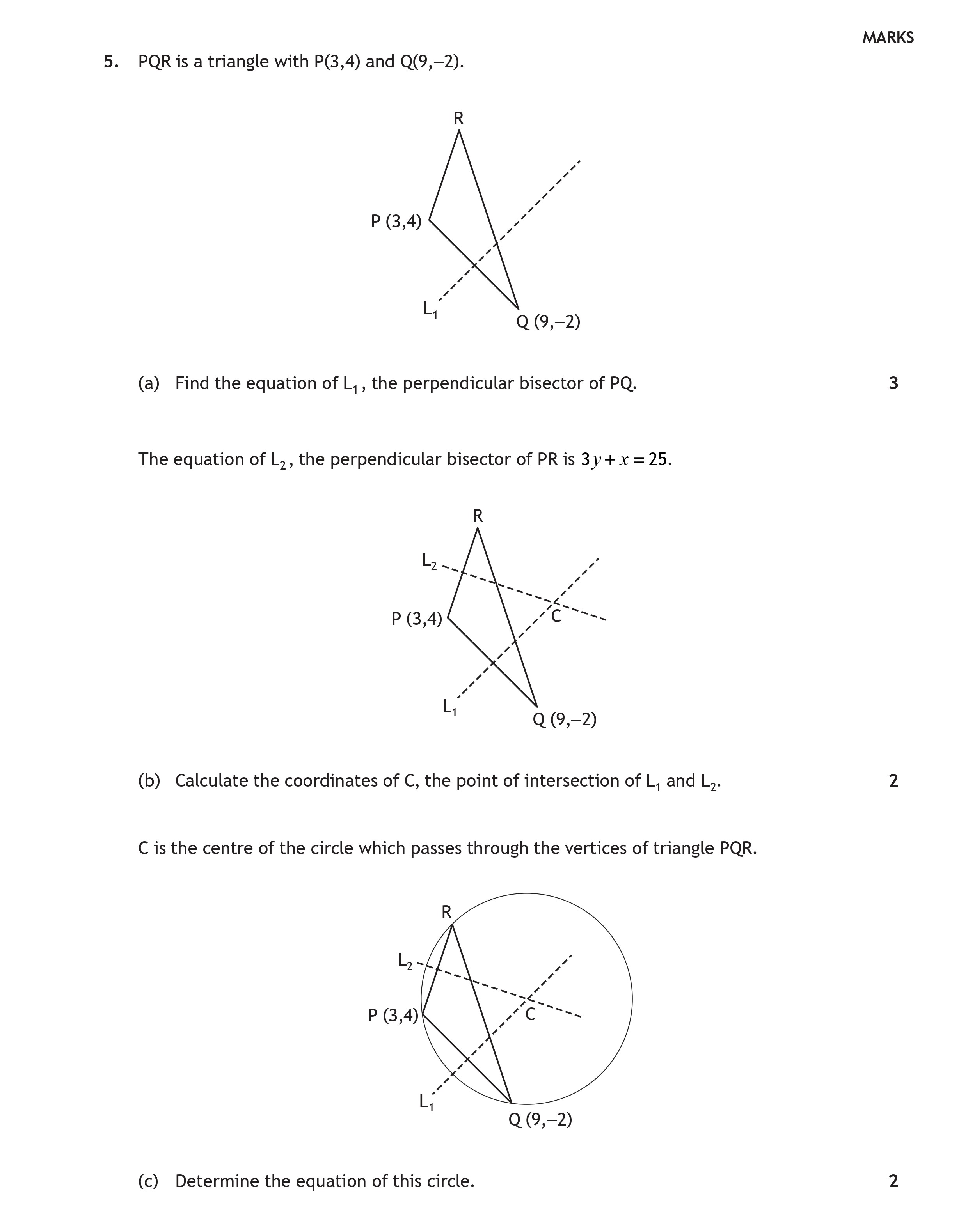 PQR-is-a-triangle-with-P(3,4)-and-Q(9,-2)-Scottish Highers Maths-Question 5-2018.png
