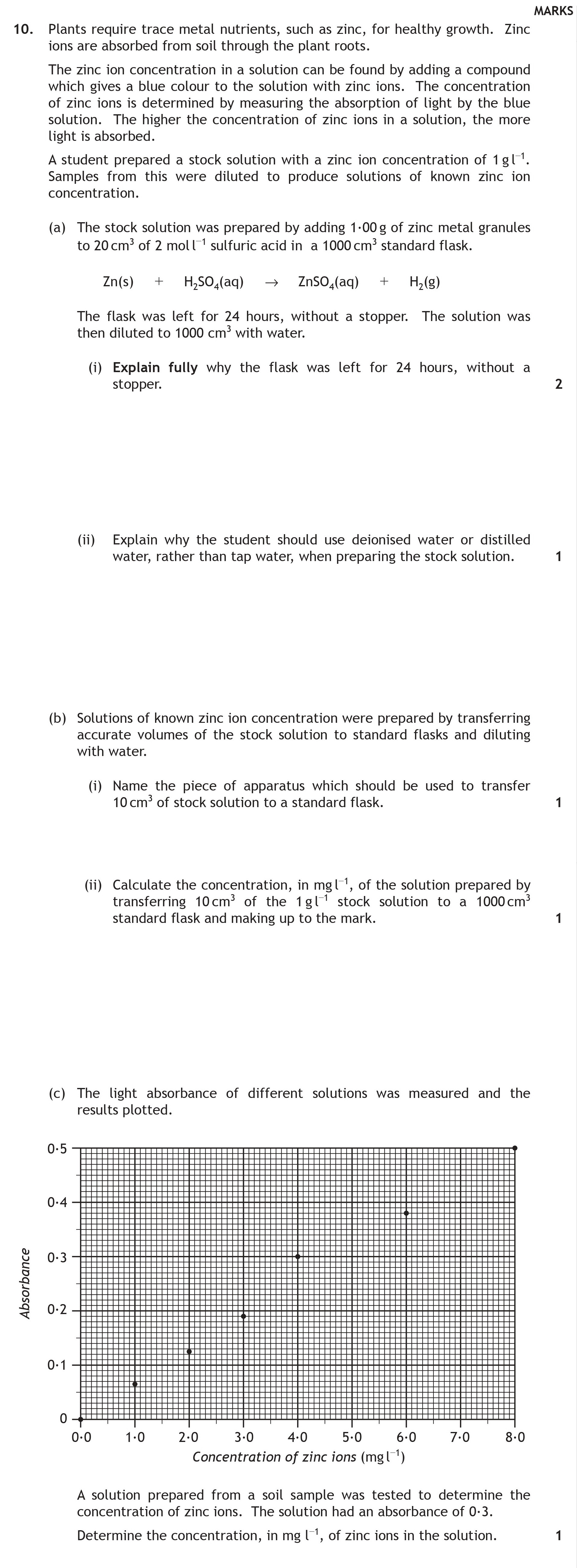 Plants-require-trace-metal-nutrients,-such-as-zinc,-for-healthy-growth-Scottish Highers Chemistry-Question 10-2015.png