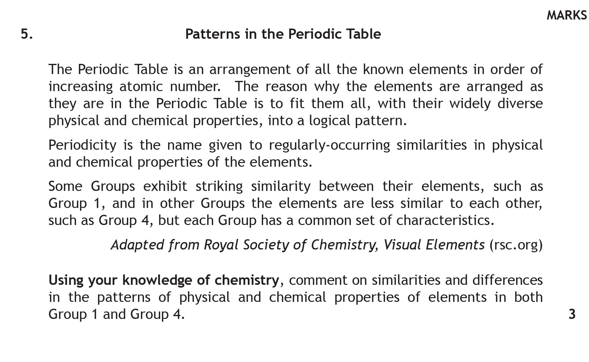The-Periodic-Table-is-an-arrangement-of-all-the-known-elements-in-order-of-increasing-atomic-number-Scottish Highers Chemistry-Question 5-2015.png