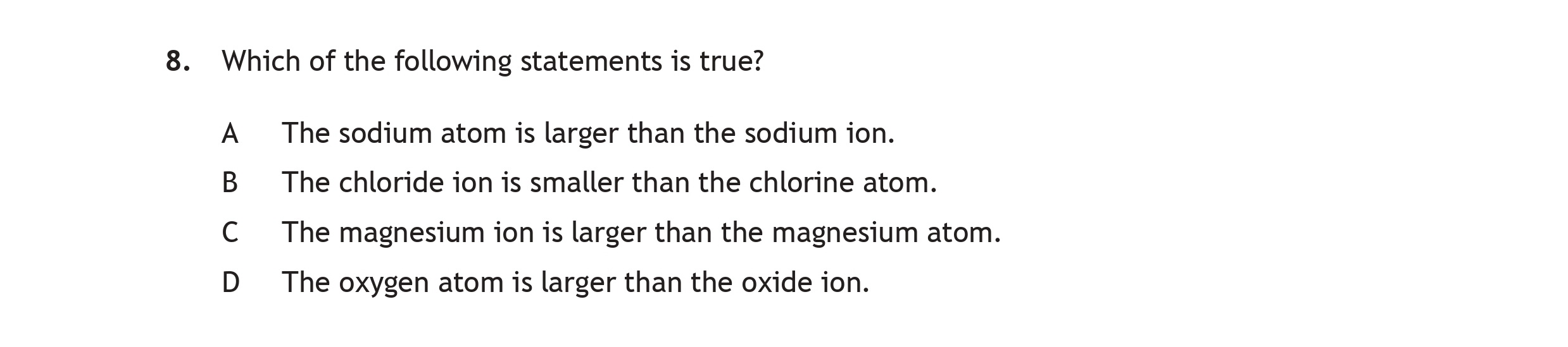 Which-of-the-following-statements-is-true?-A-Scottish Highers Chemistry-Question 8-2023.png