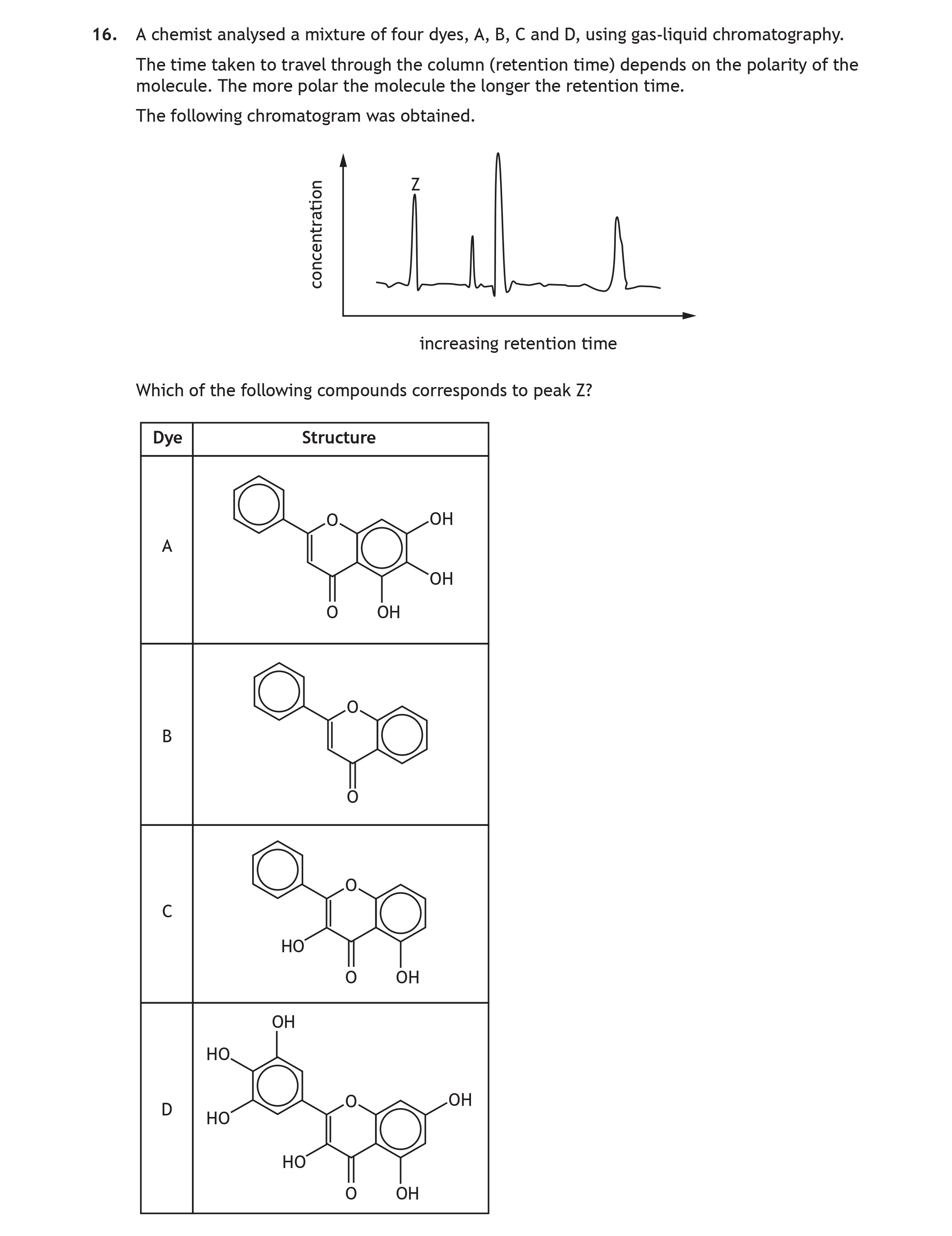 A-chemist-analysed-a-mixture-of-four-dyes,-A,-B,-C-and-D,-using-gas-liquid-chromatography-Scottish Highers Chemistry-Question 16-2023.png