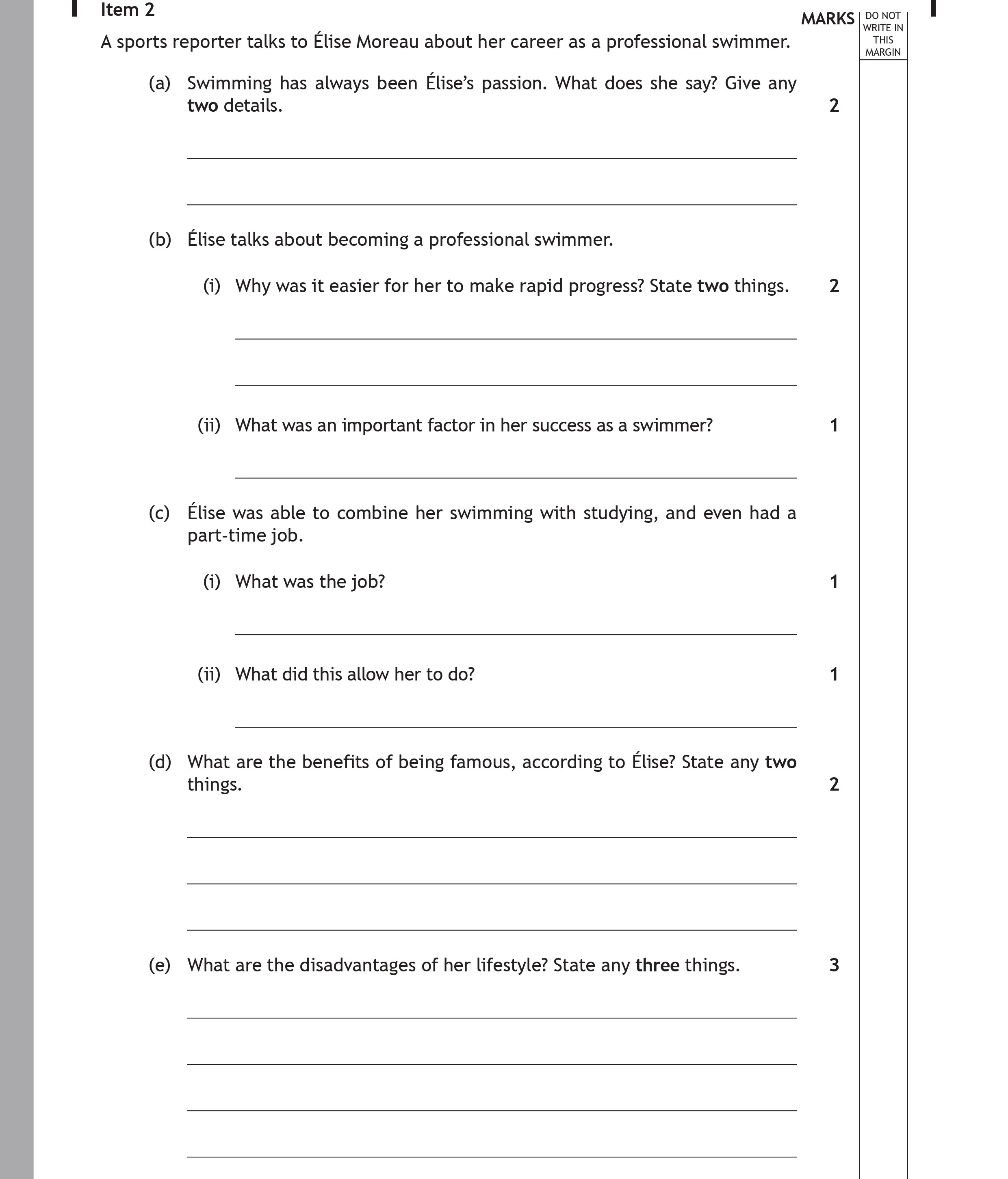 A-sports-reporter-talks-to-Élise-Moreau-about-her-career-as-a-professional-swimmer-Scottish Highers French-Question 2-2019.png