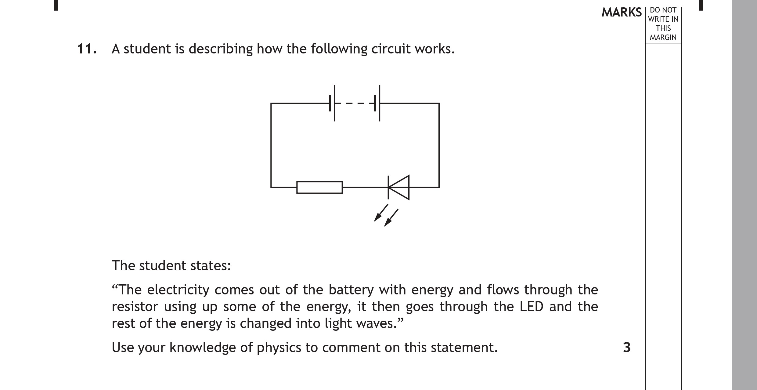 A-student-is-describing-how-the-following-circuit-works-Scottish Highers Physics-Question 11-2016.png
