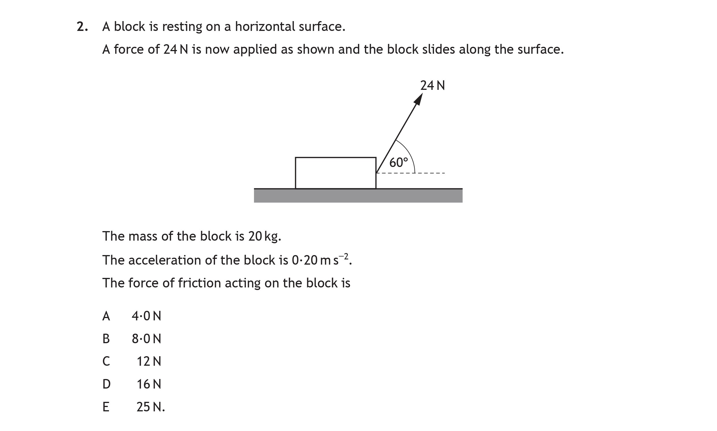 A-block-is-resting-on-a-horizontal-surface-Scottish Highers Physics-Question 2-2017.png