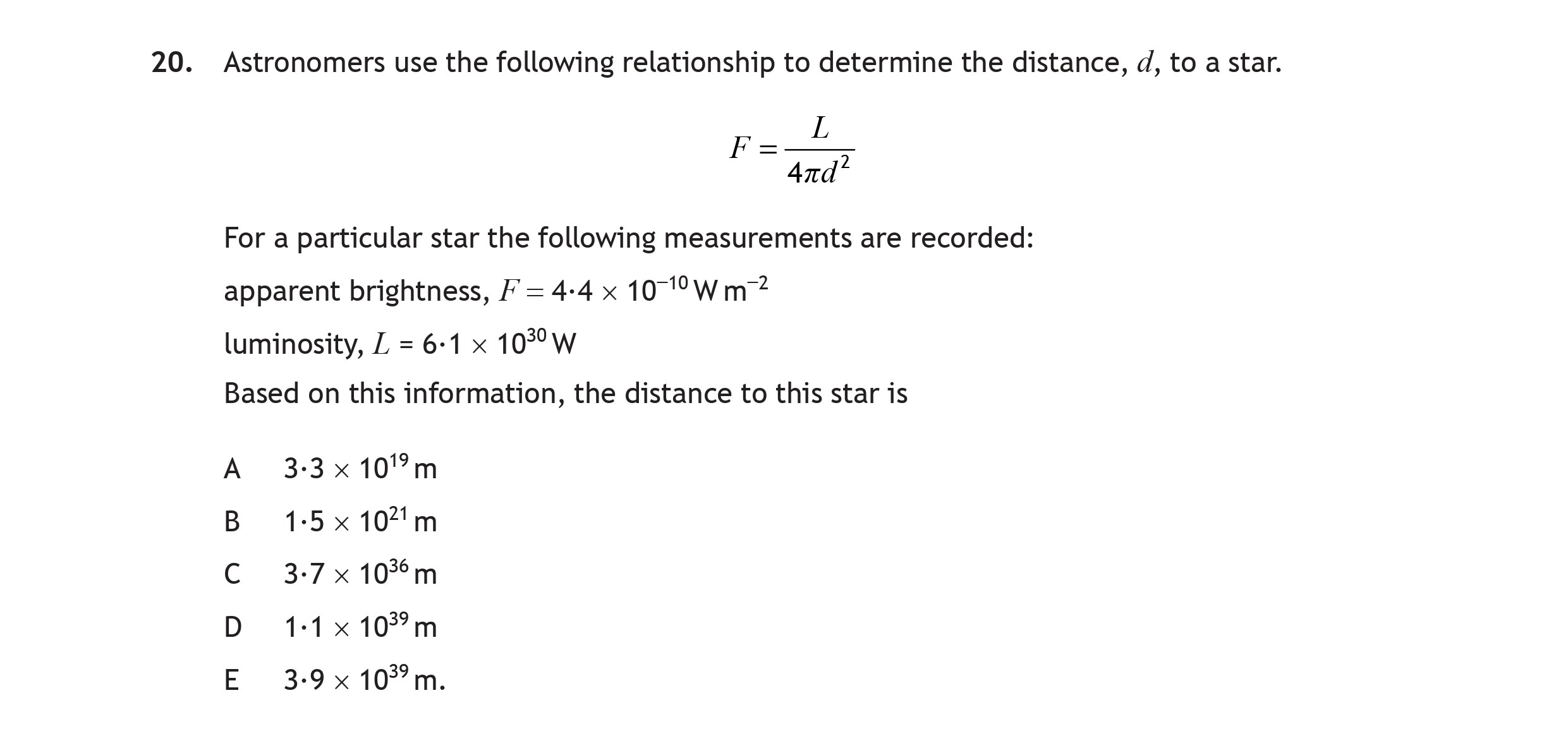 Astronomers-use-the-following-relationship-to-determine-the-distance,-d,-to-a-star-Scottish Highers Physics-Question 20-2017.png
