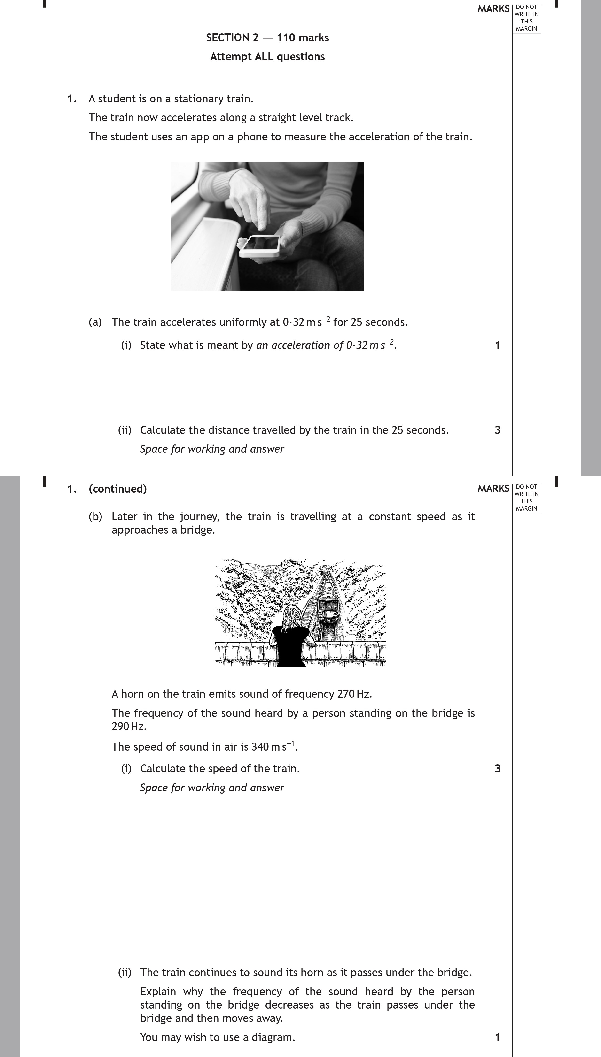 1.-A-student-is-on-a-stationary-train-Scottish Highers Physics-Question 1-2017.png