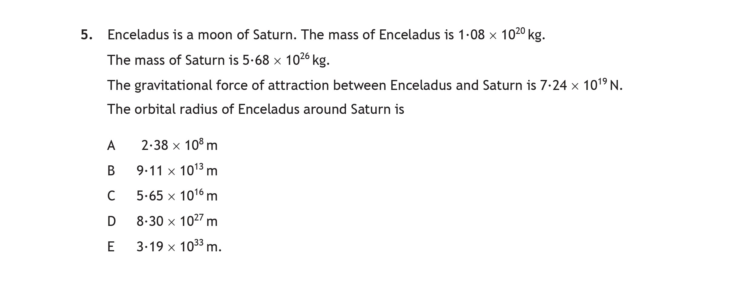 Enceladus-is-a-moon-of-Saturn-Scottish Highers Physics-Question 5-2018.png