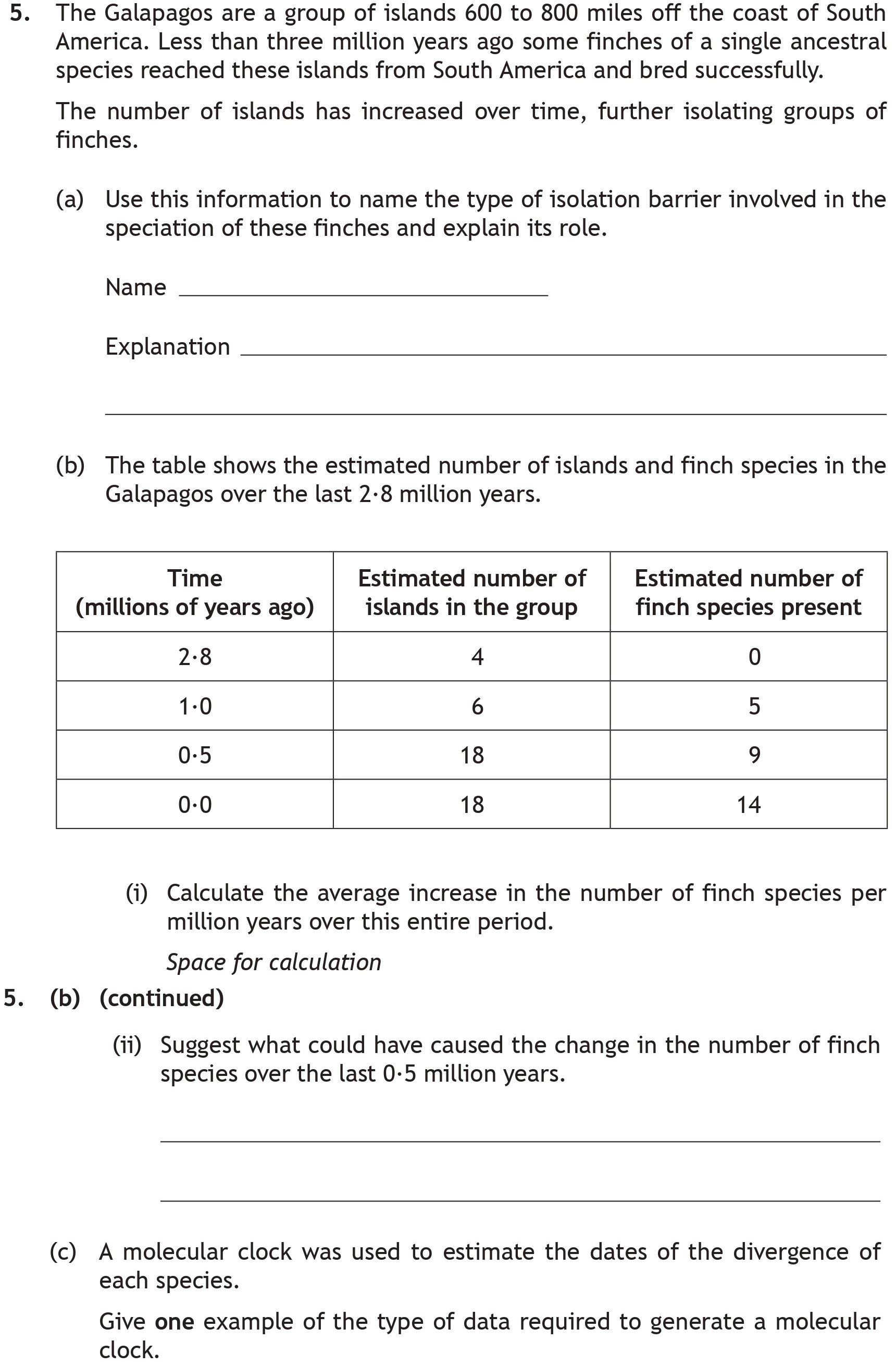 The-Galapagos-are-a-group-of-islands-600-to-800-miles-off-the-coast-of-South-America-Scottish Highers Biology-Question 5-2019.png